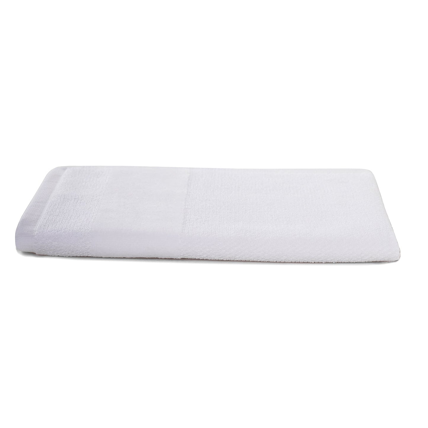 Set Of 4 White Cotton Hand Towel