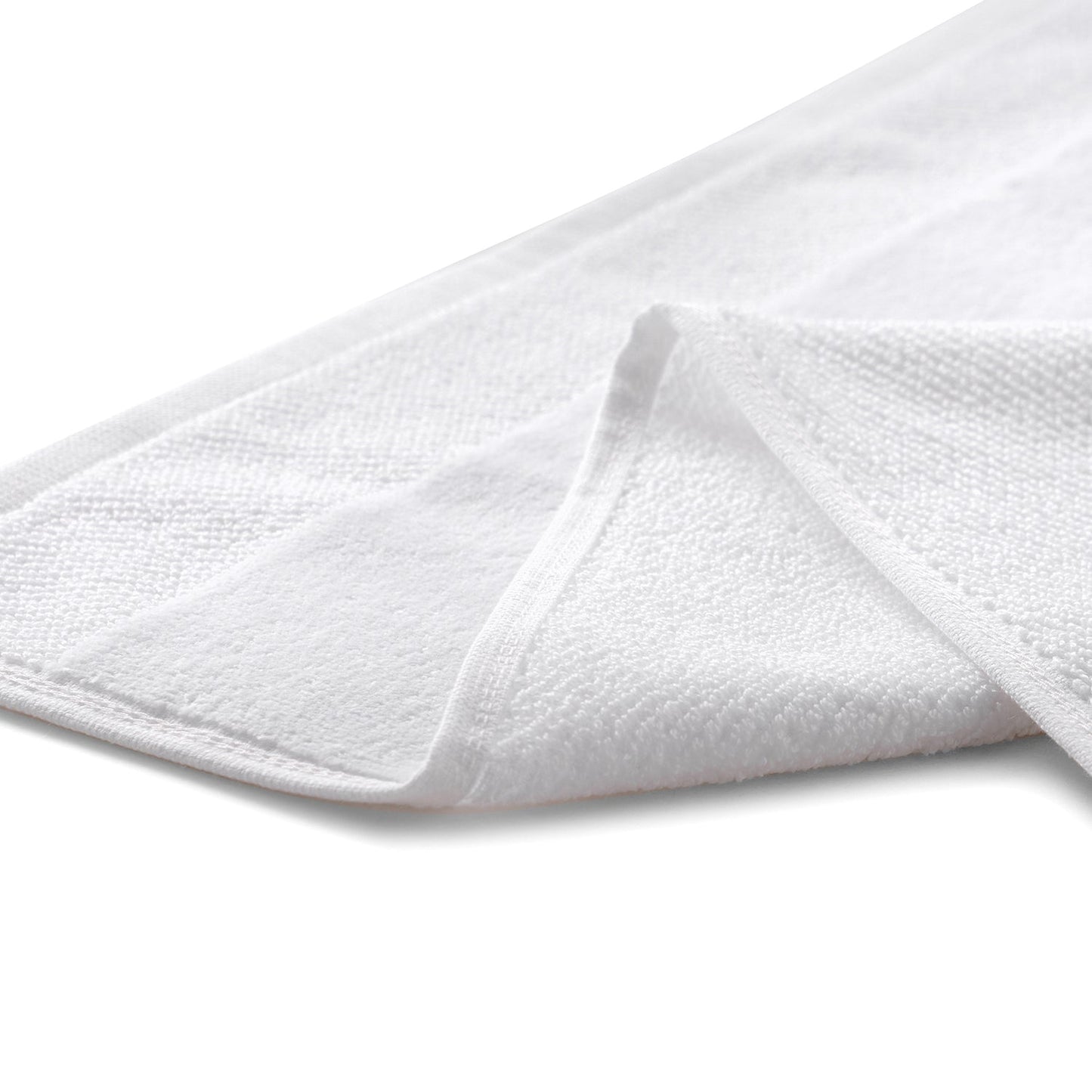 Set Of 4 White Cotton Hand Towel