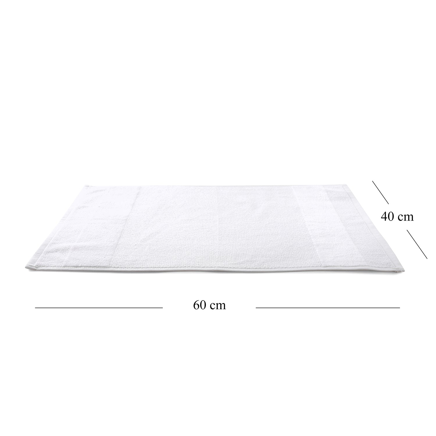 Set Of 4 White Cotton Hand Towel