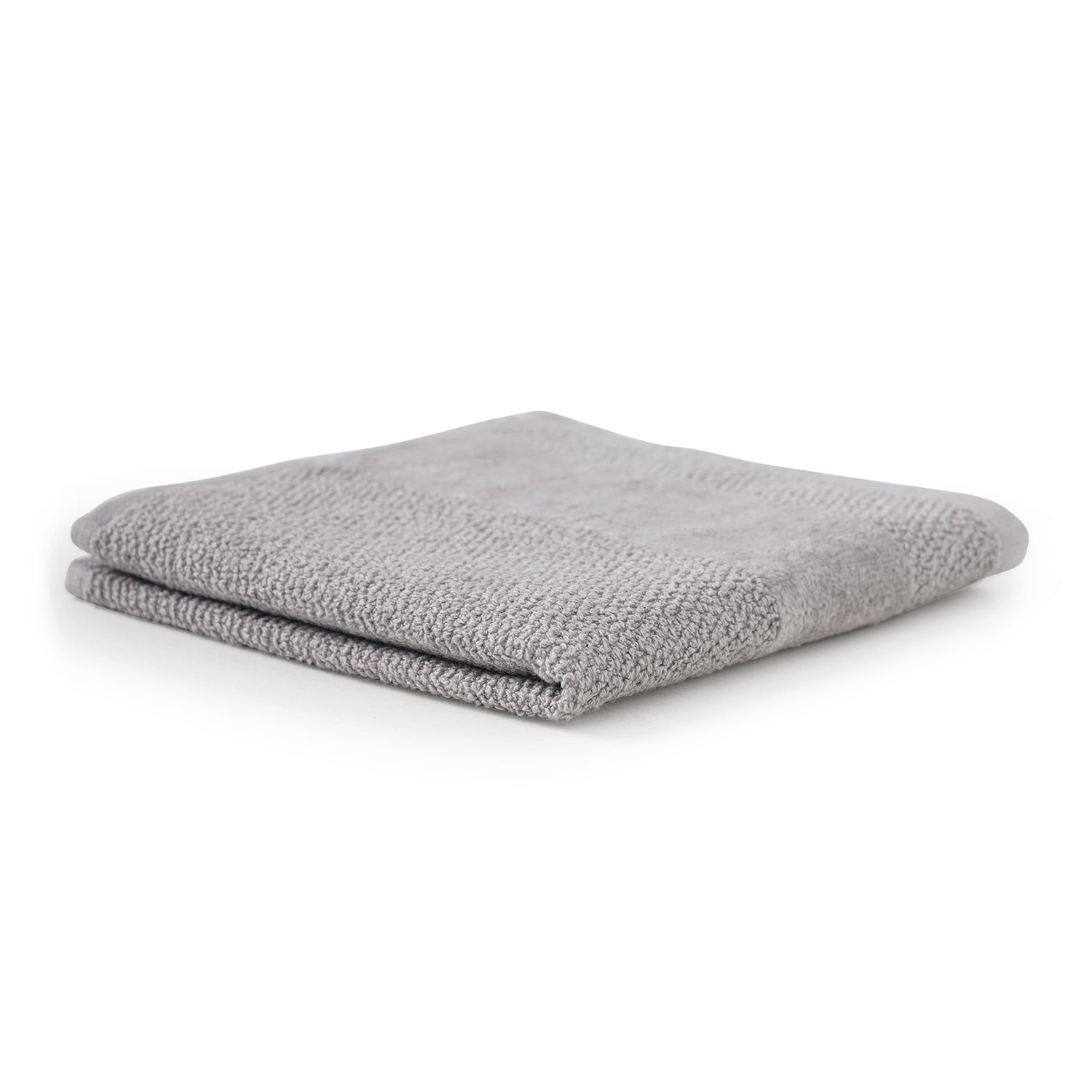 Set Of 8 Grey Cotton Face Towel