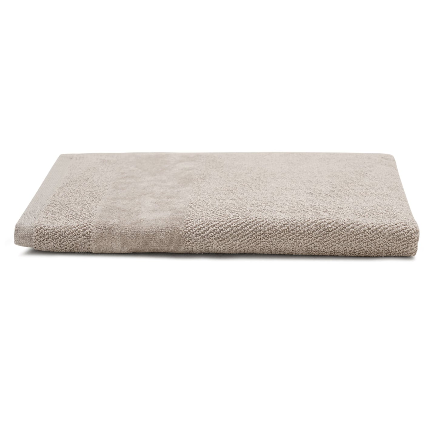 Set Of 4 Beige Cotton Hand Towel