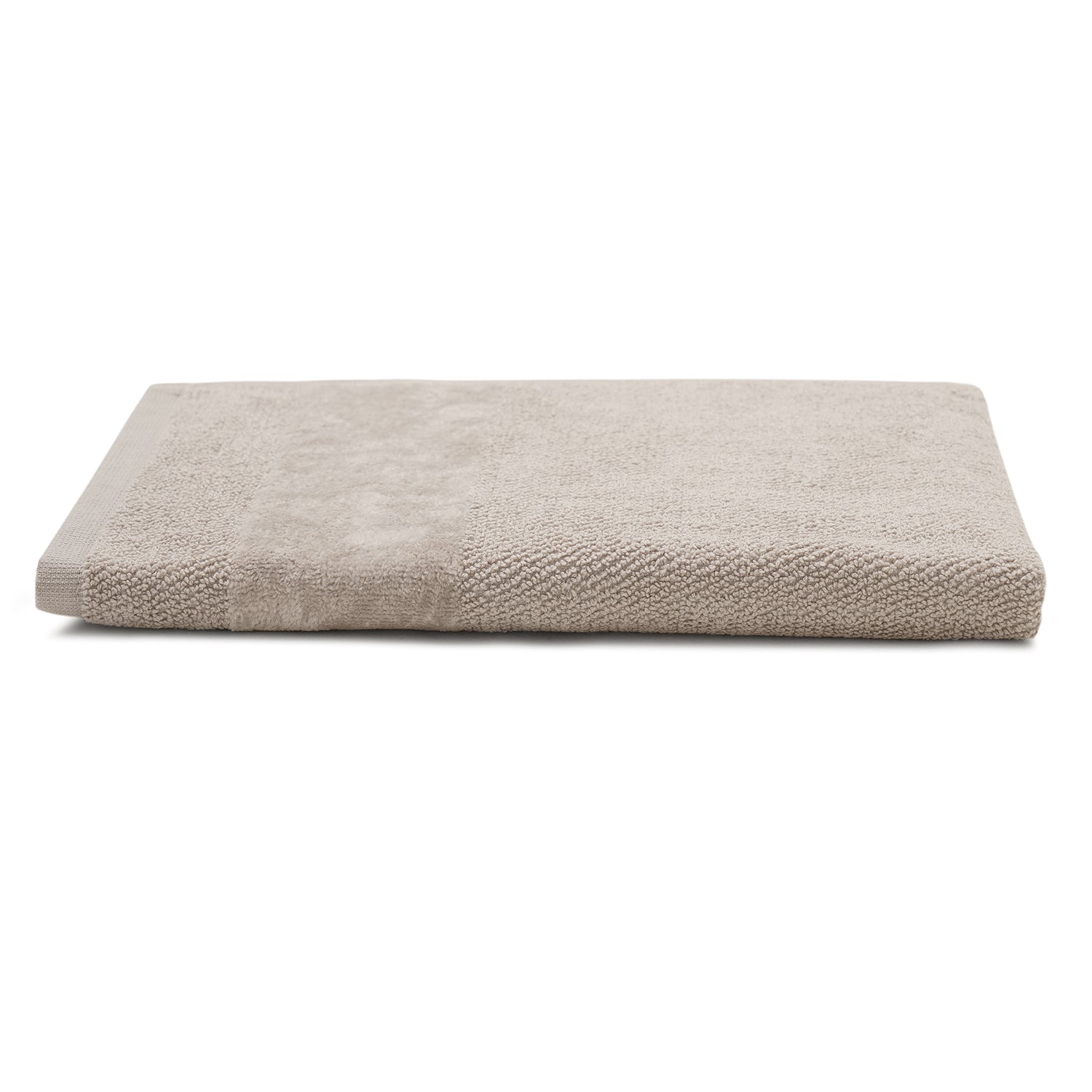Set Of 4 Beige Cotton Hand Towel