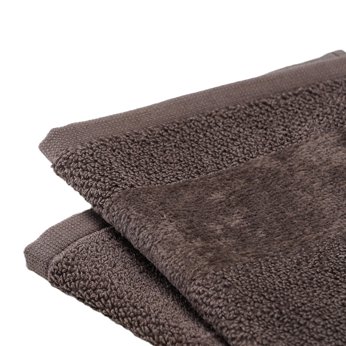 Set Of 8 Brown Cotton Face Towel