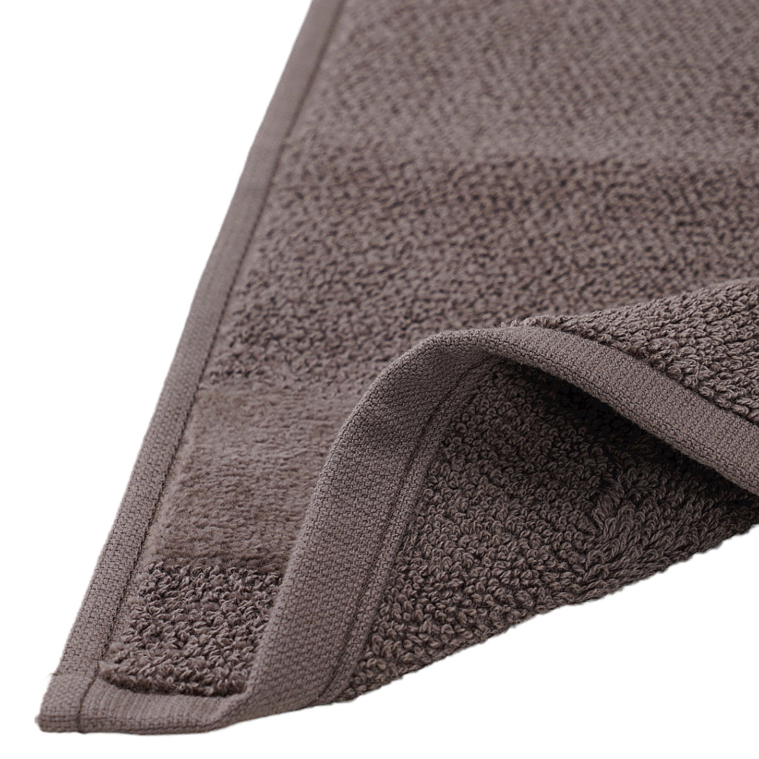 Set Of 8 Brown Cotton Face Towel