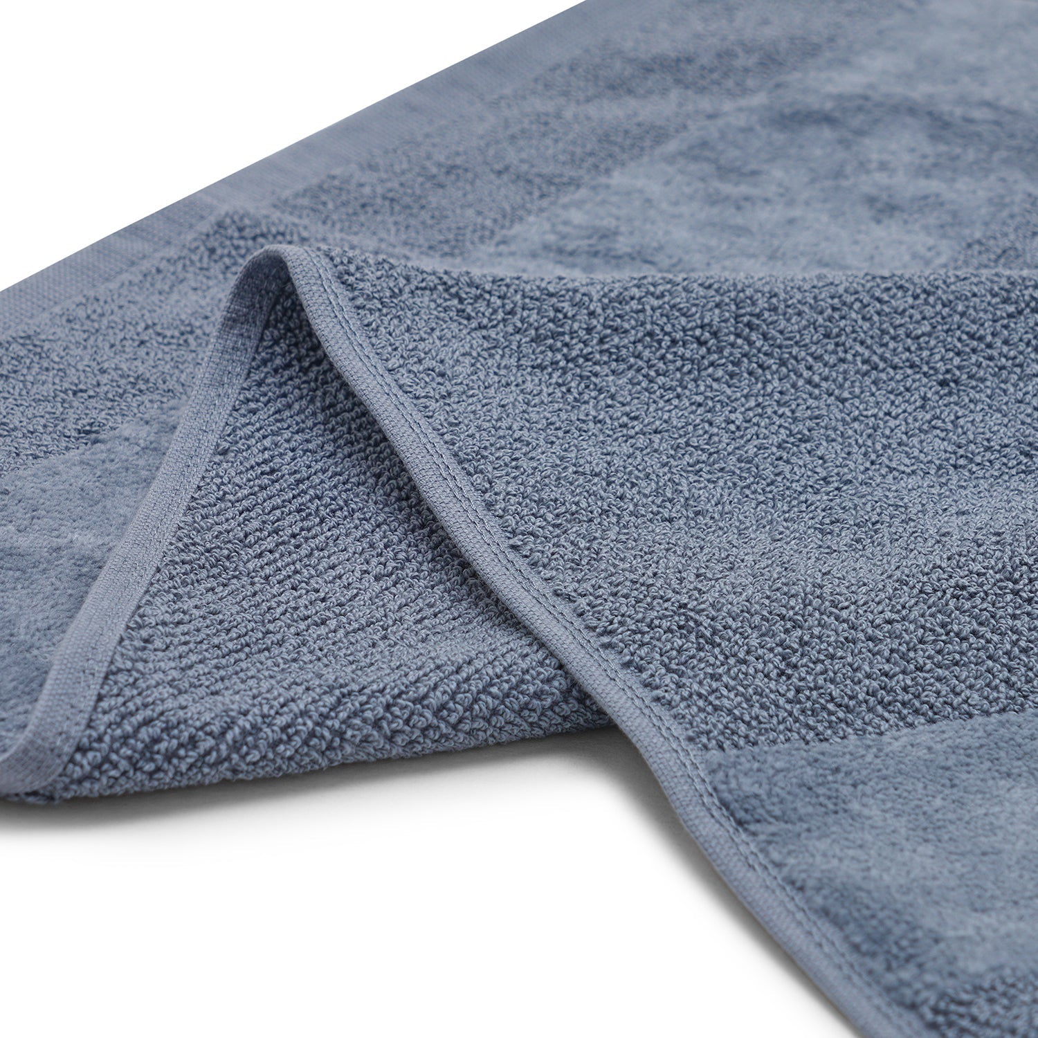 Set Of 4 Indigo Cotton Hand Towel