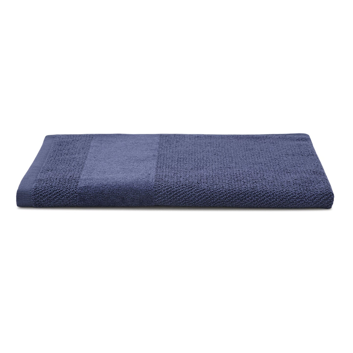 Set Of 4 Blue Cotton Hand Towel