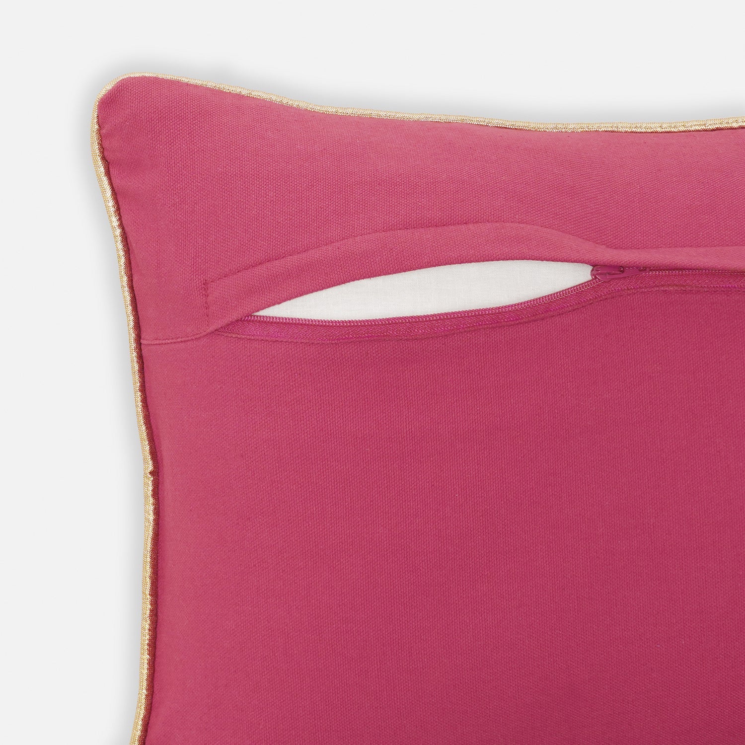Pink Embroidered Cushion Cover 30×45cm