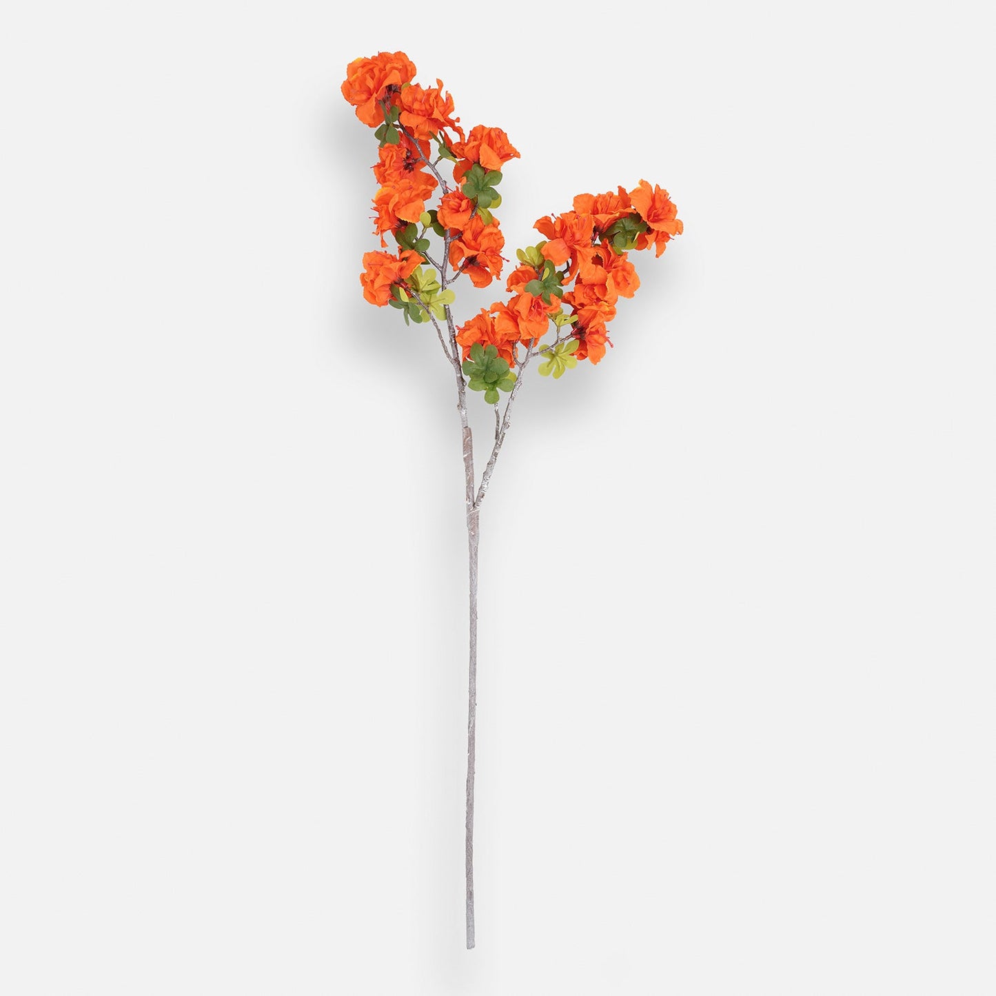 Orange Azalea Faux Flower Stem - Single