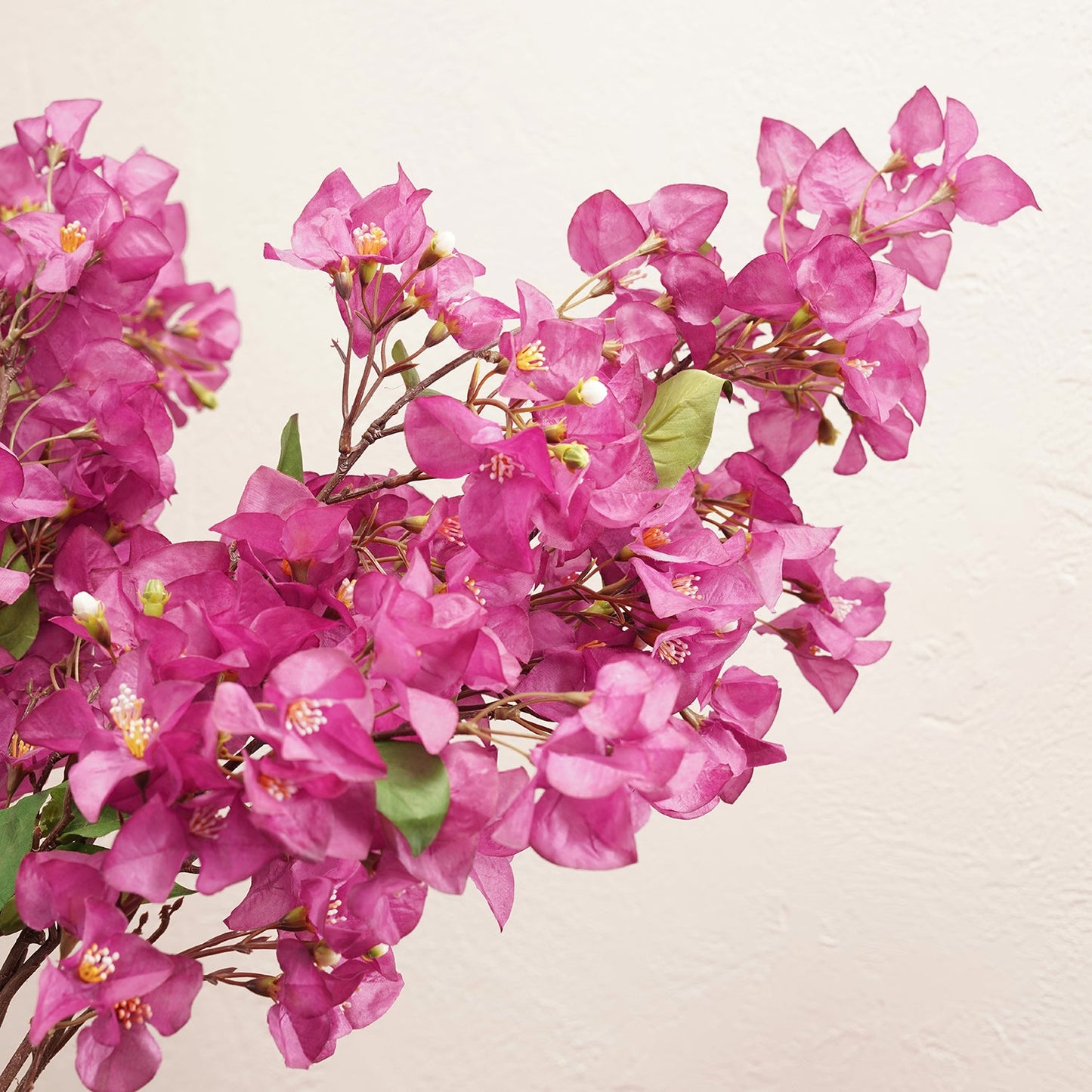 Purple Bougainvillea Faux Flower Stem - Single