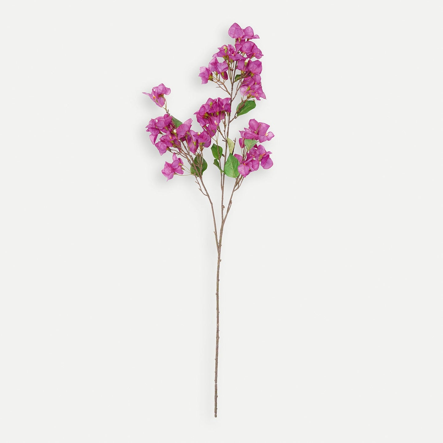 Purple Bougainvillea Faux Flower Stem - Single