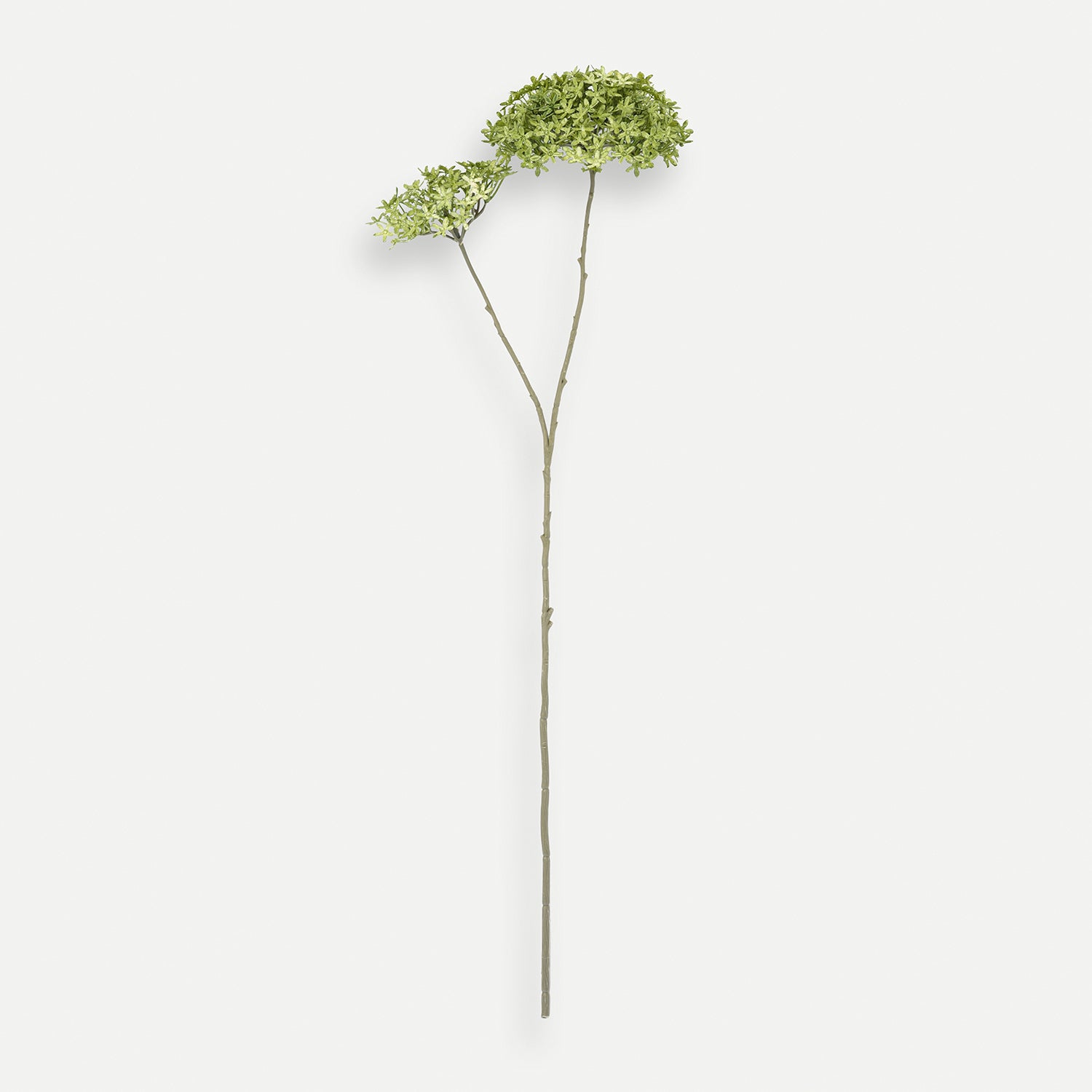 Green Ixora Faux Flower Stem - Single