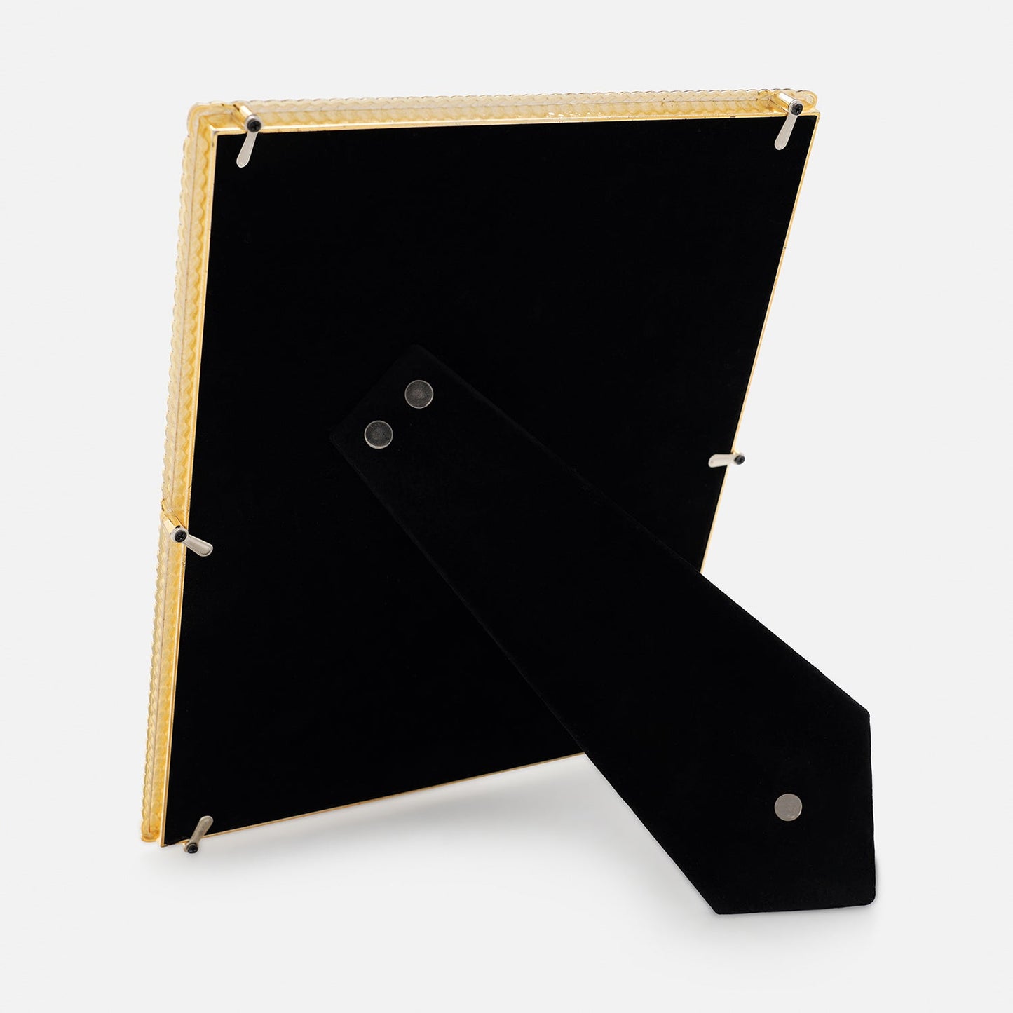 Gold Plated Diagonal Twisted Metal Photo Frame - Large