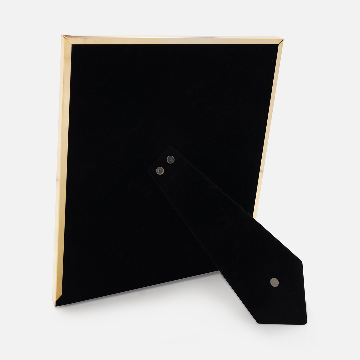 Gold Plated Geometric Pattern Metal Photo Frame-Large