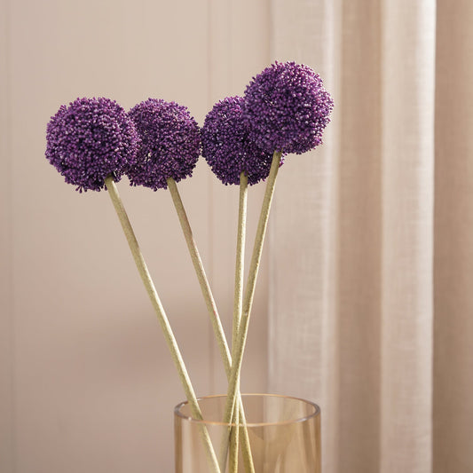 Purple Buddleia Artificial Stem - Single