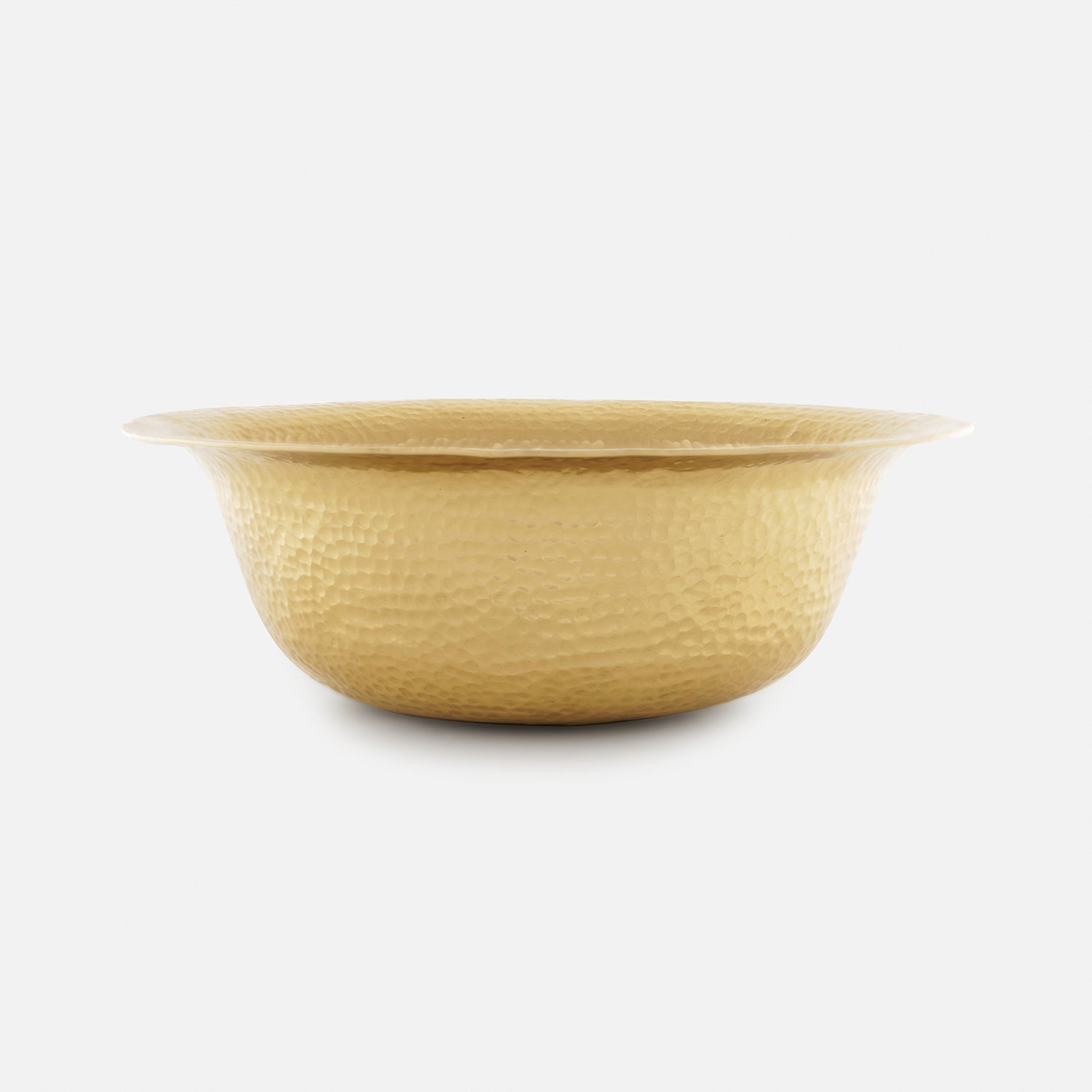 Gold Hammered Decorative Metal Bowl - Small