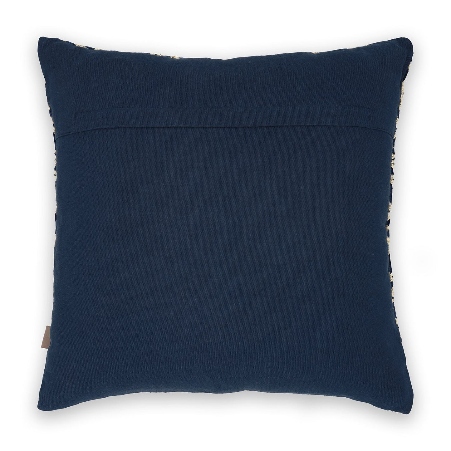 Blue Embroidered Motif Cushion Cover