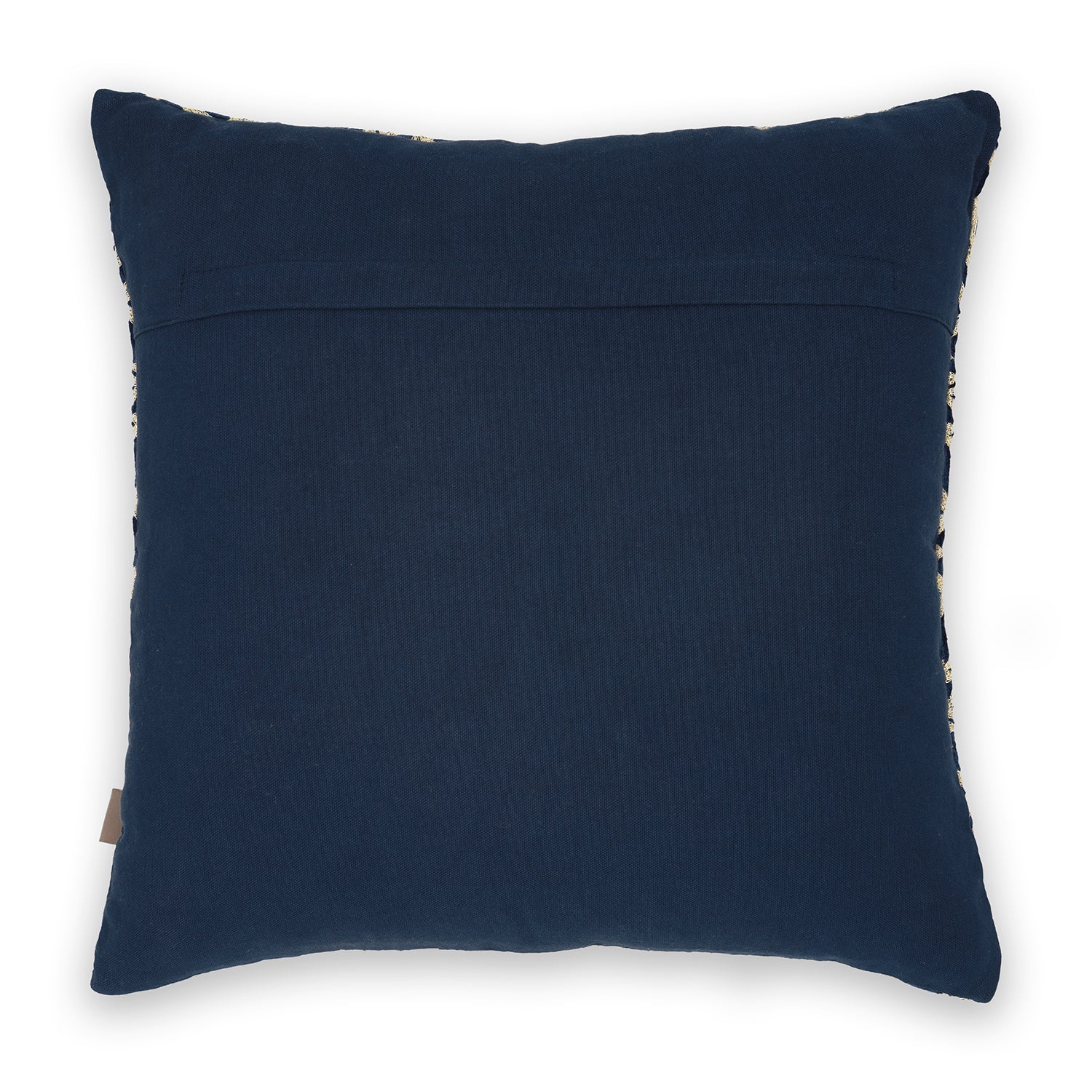Blue Embroidered Motif Cushion Cover