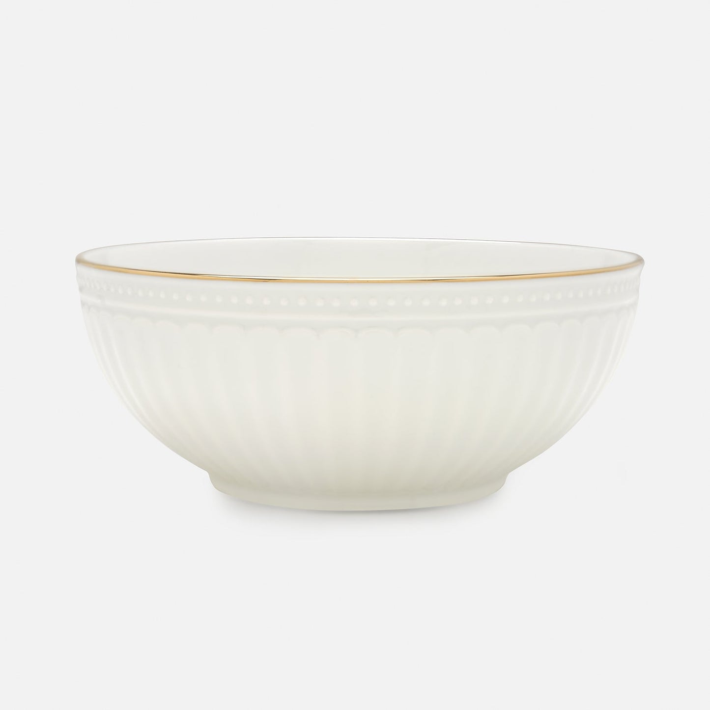 Ivory Ceramic Serving Bowl