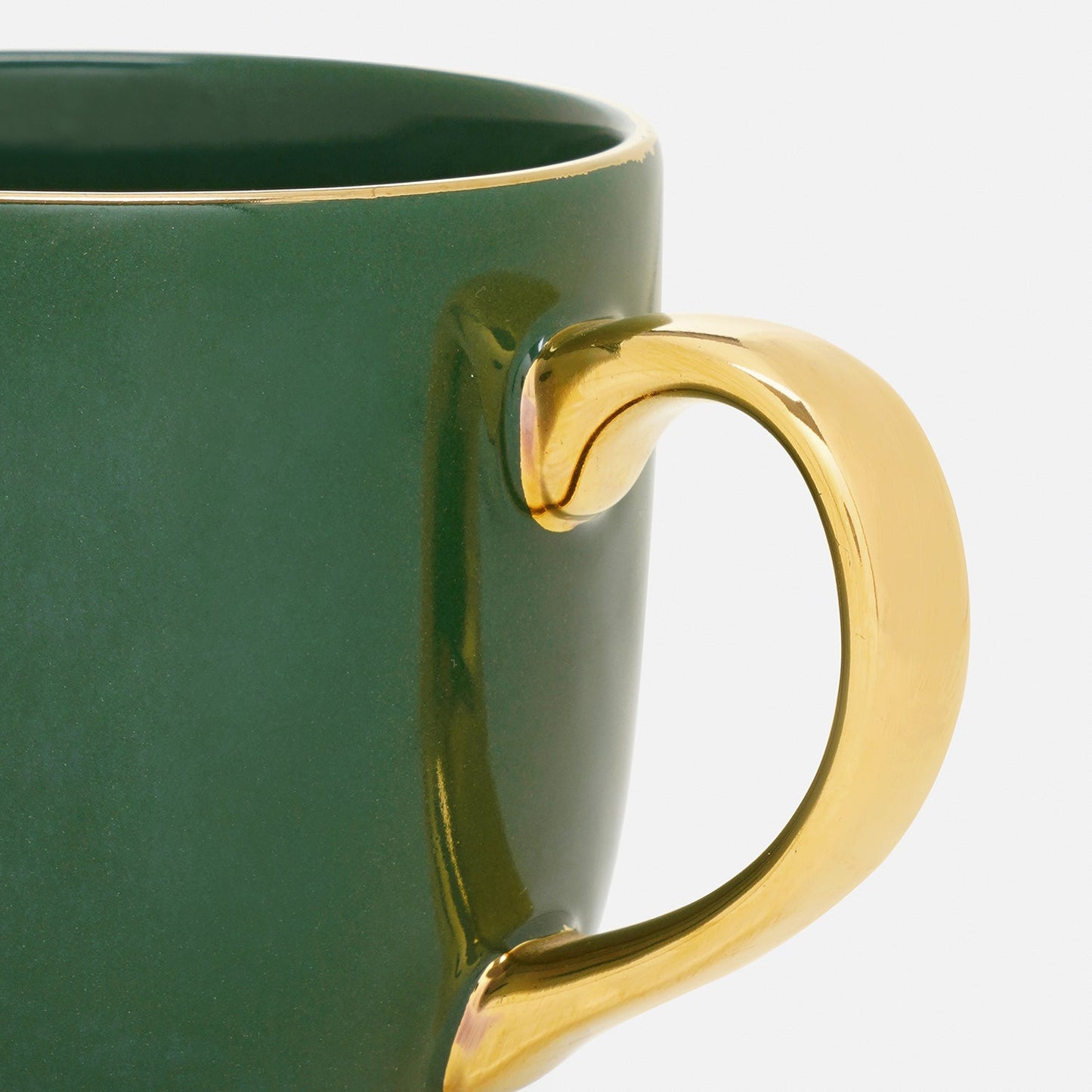 Set of 2 Dark Green Senorita Coffee Mug