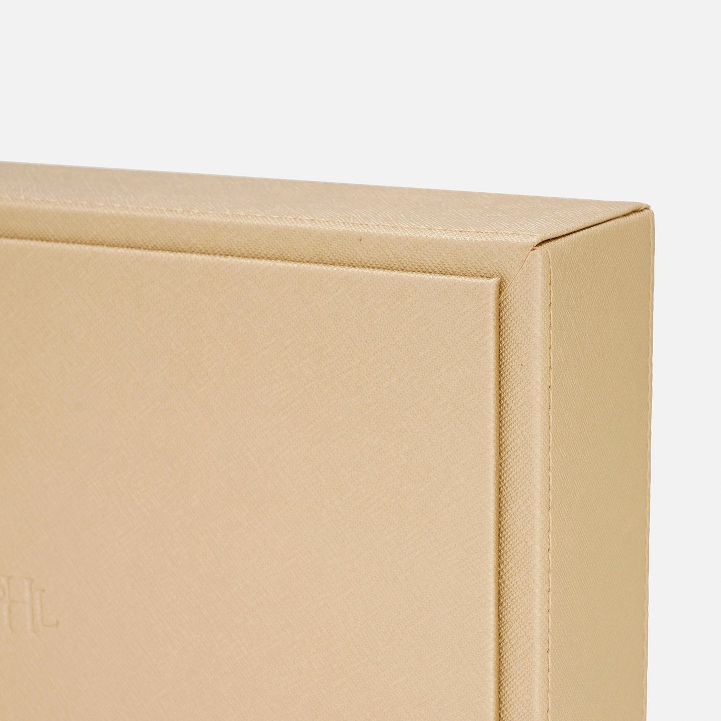 Gold 3 Compartment Faux Leather Organiser