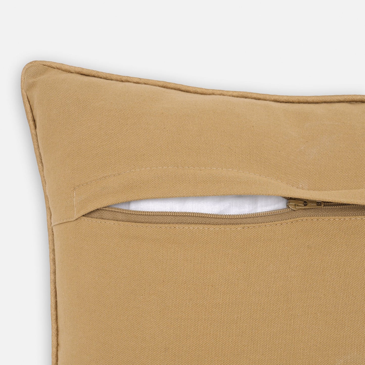 Gold Embroidered Cushion Cover