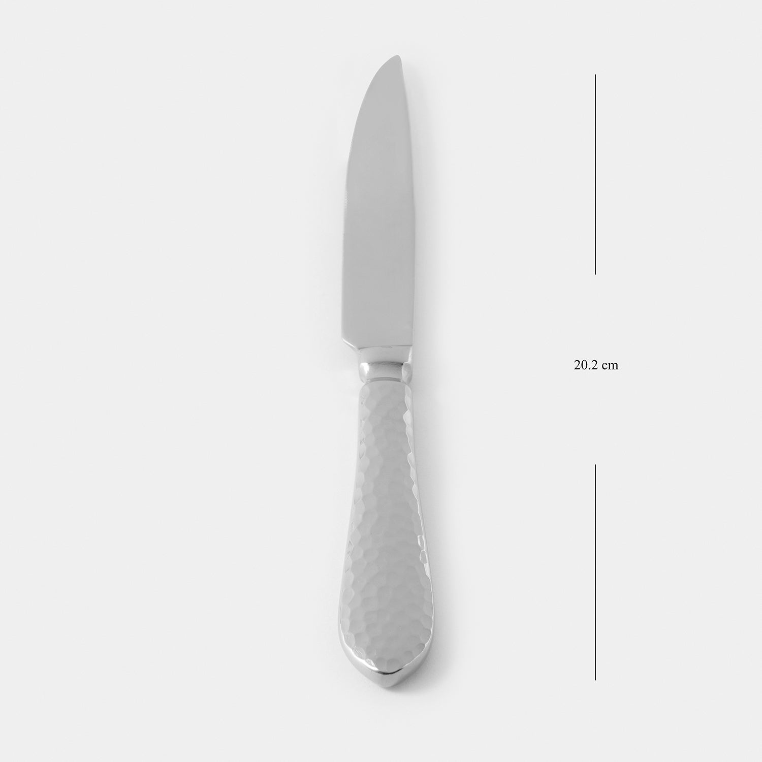 Set of 6 Silver Stainless Steel Dessert Knives