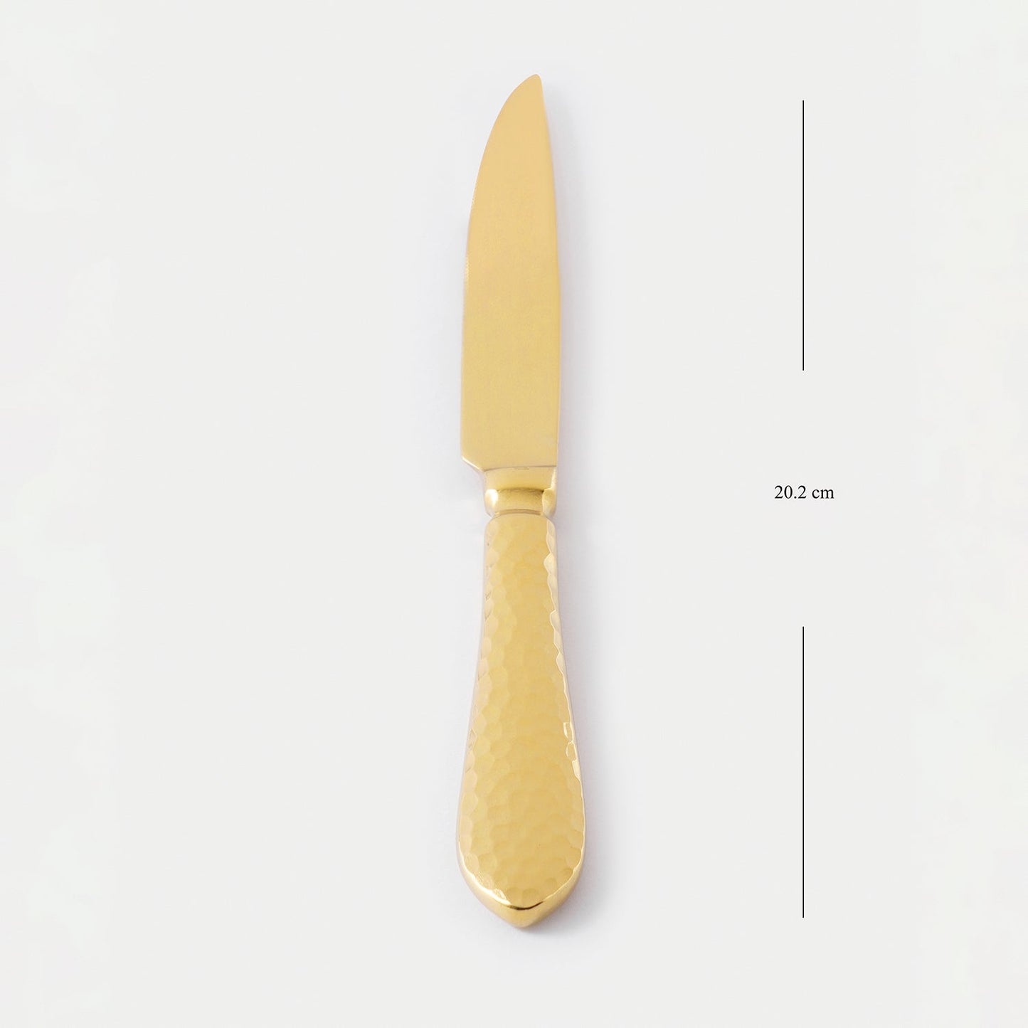 Set of 6 Gold Stainless Steel Dessert Knives