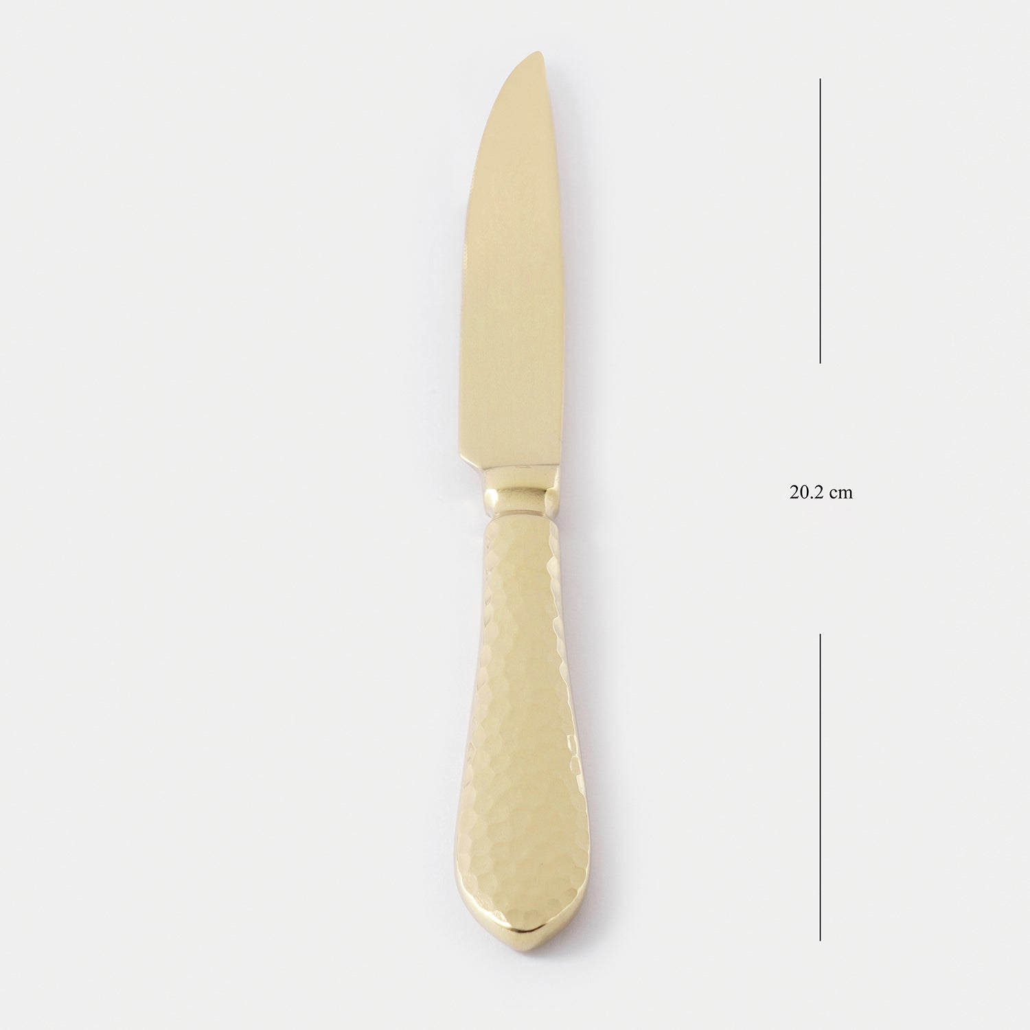 Set of 6 Gold Stainless Steel Dessert Knives