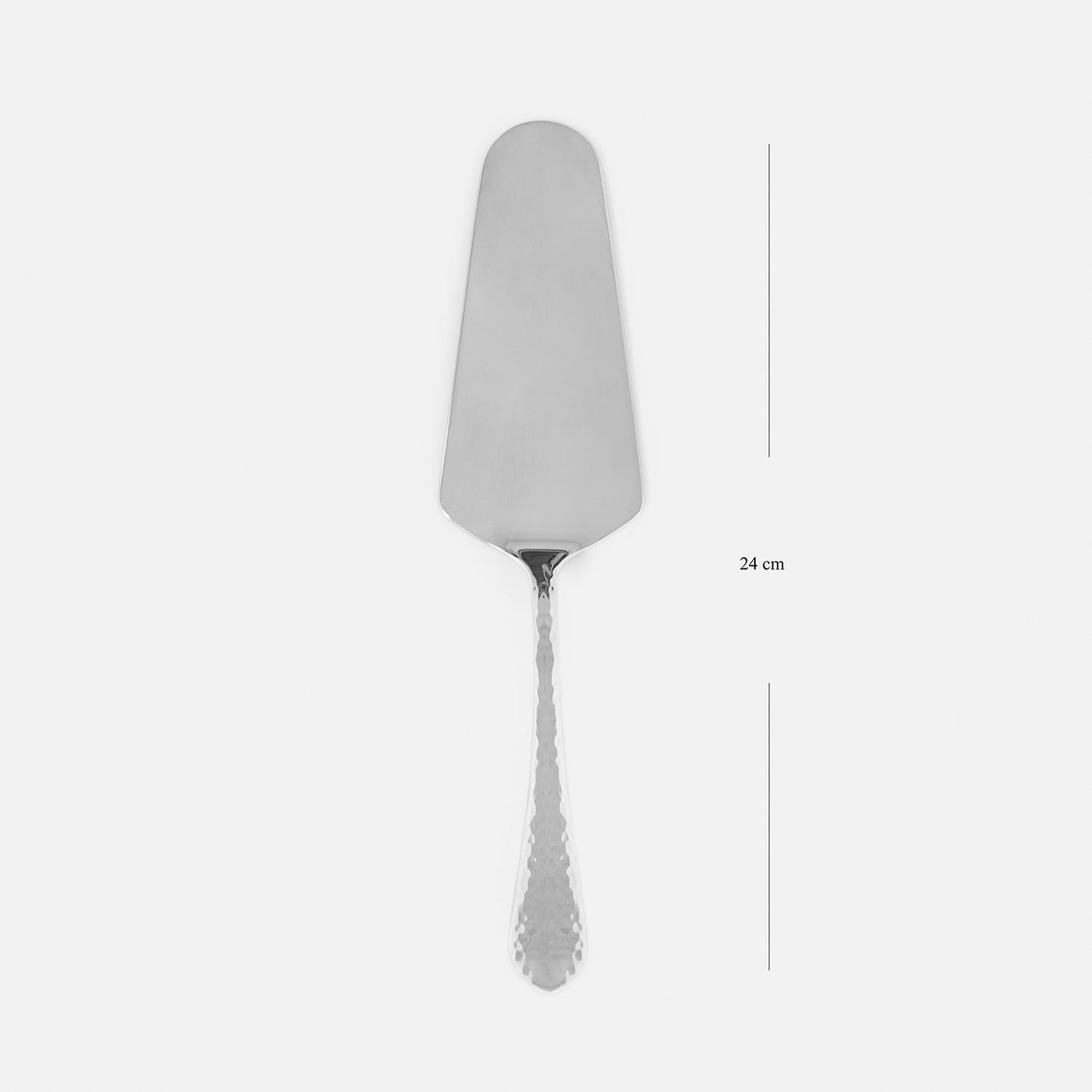 Set of 7 Silver Stainless Steel Pastry Server and Forks