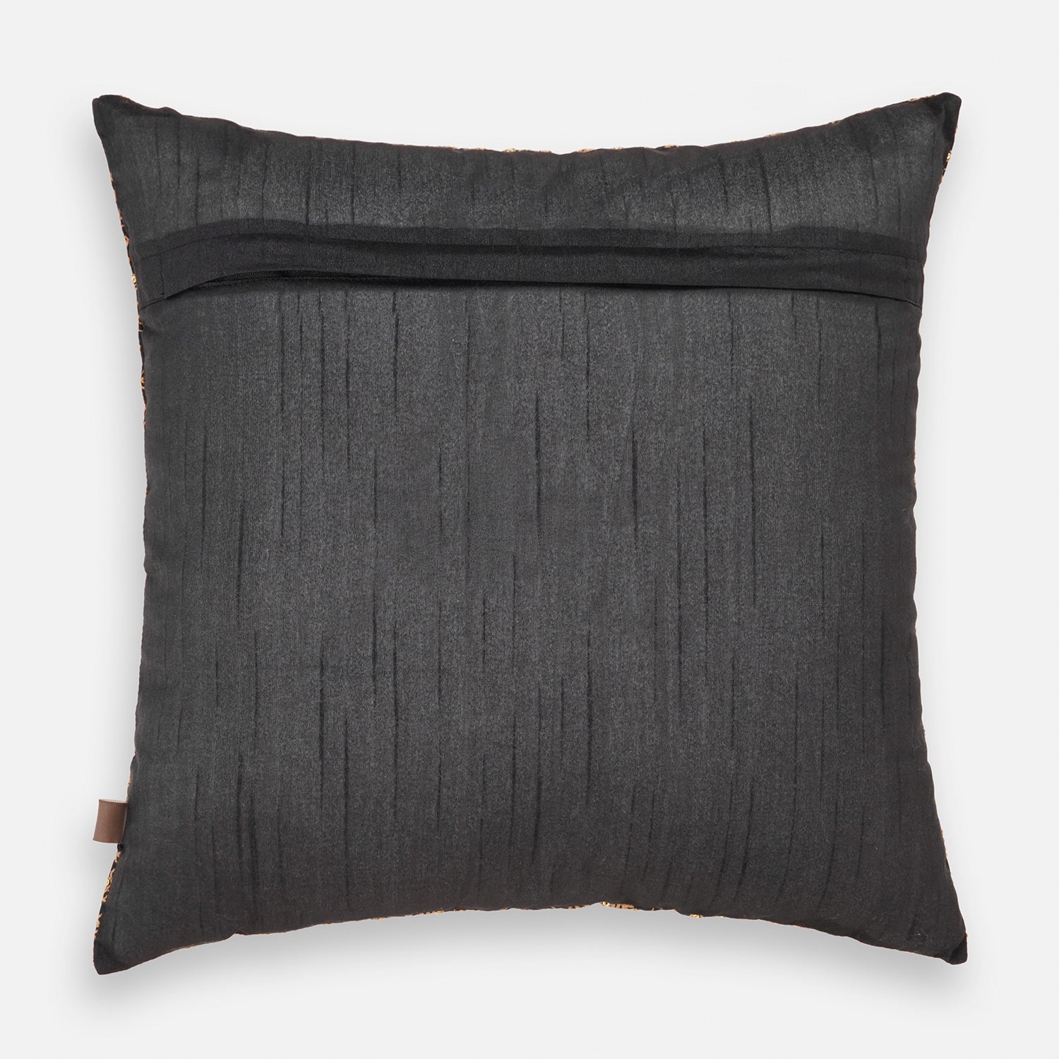 Black Embroidered Cushion Cover