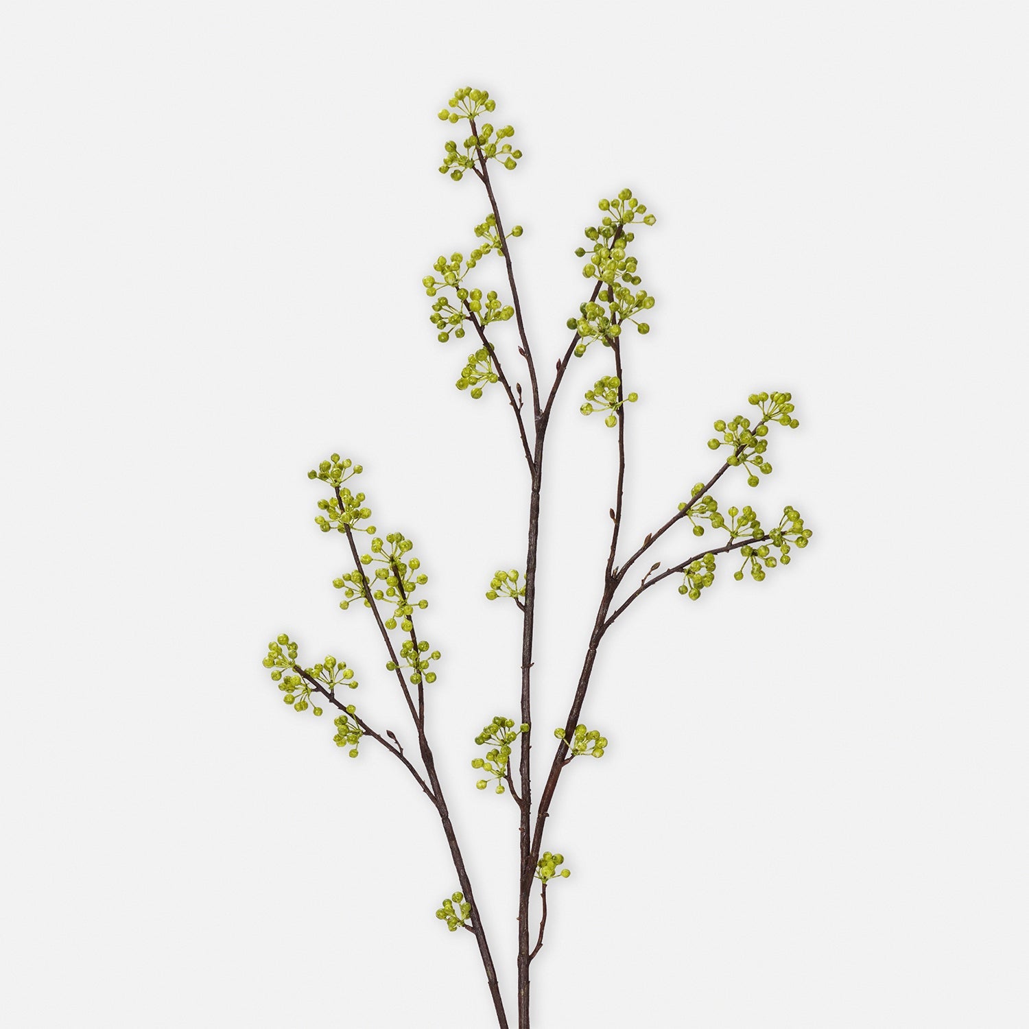 Light Green Artificial Berry Stem - Single