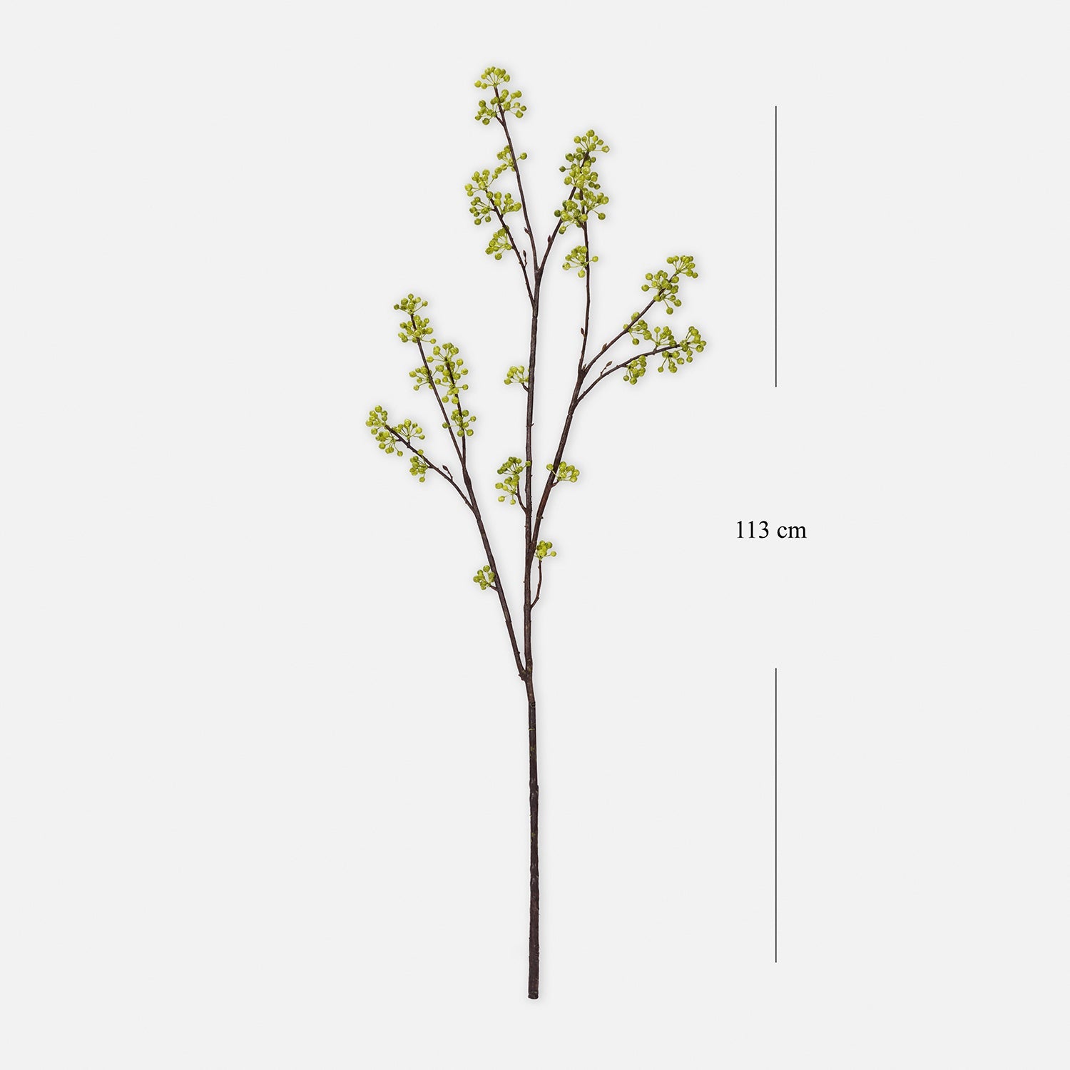 Light Green Artificial Berry Stem - Single