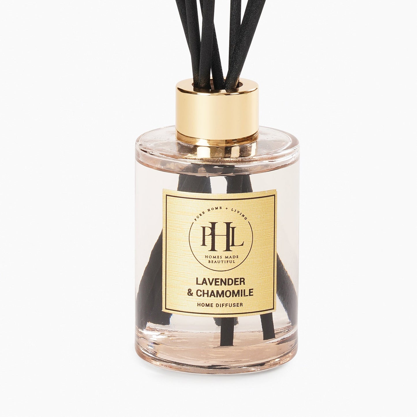 Lavender & Chamomile Scented Glass Diffuser - Clear