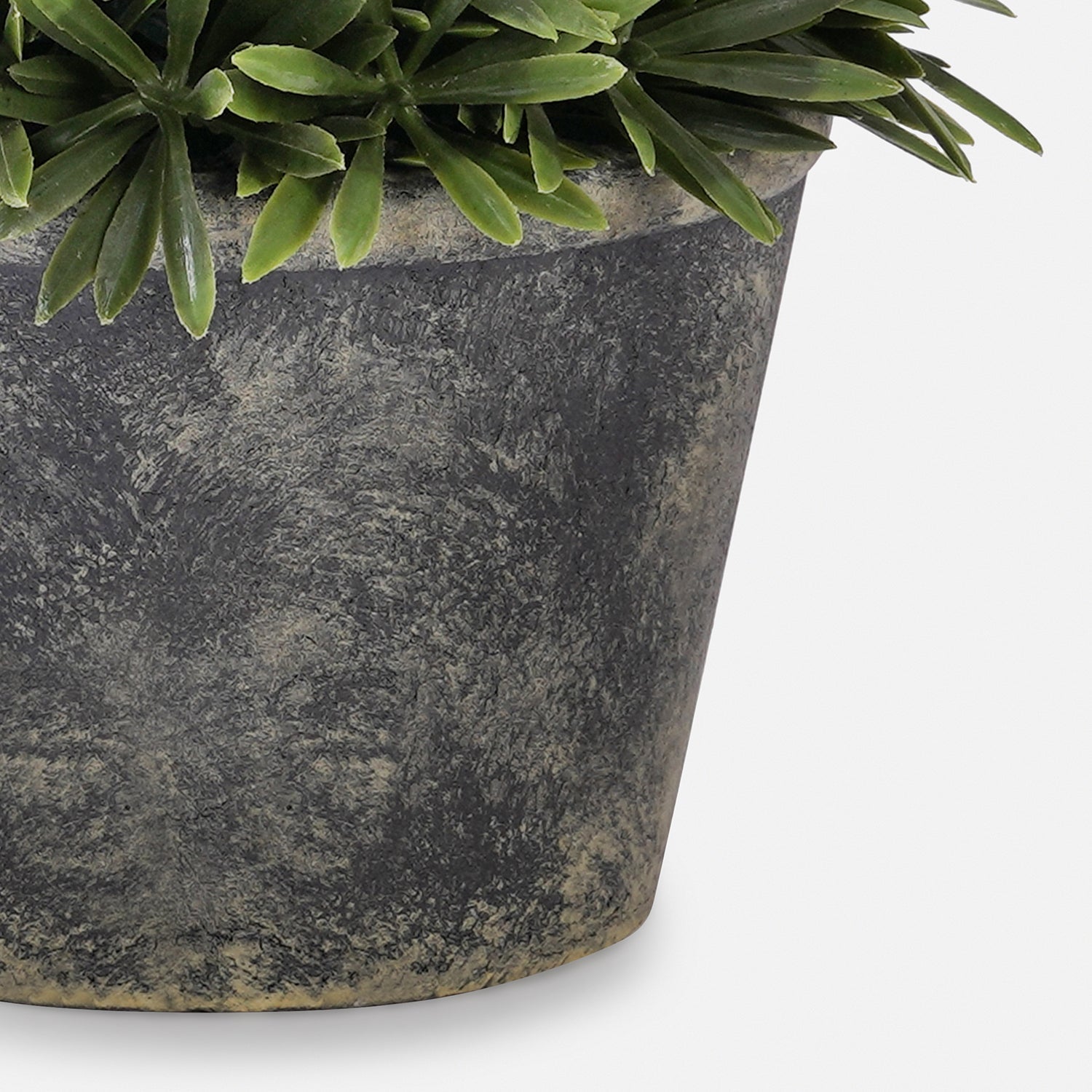 Green Artificial Rosemary with Pot