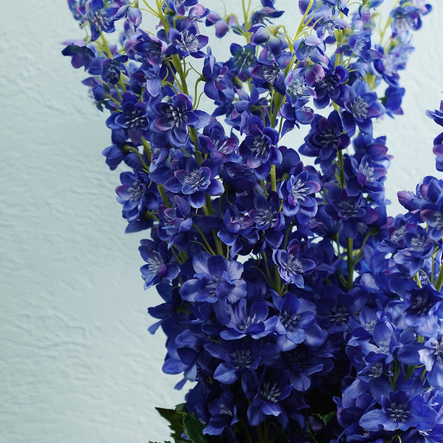 Dark Blue Artificial Delphinium Spray Flower Stem - Single