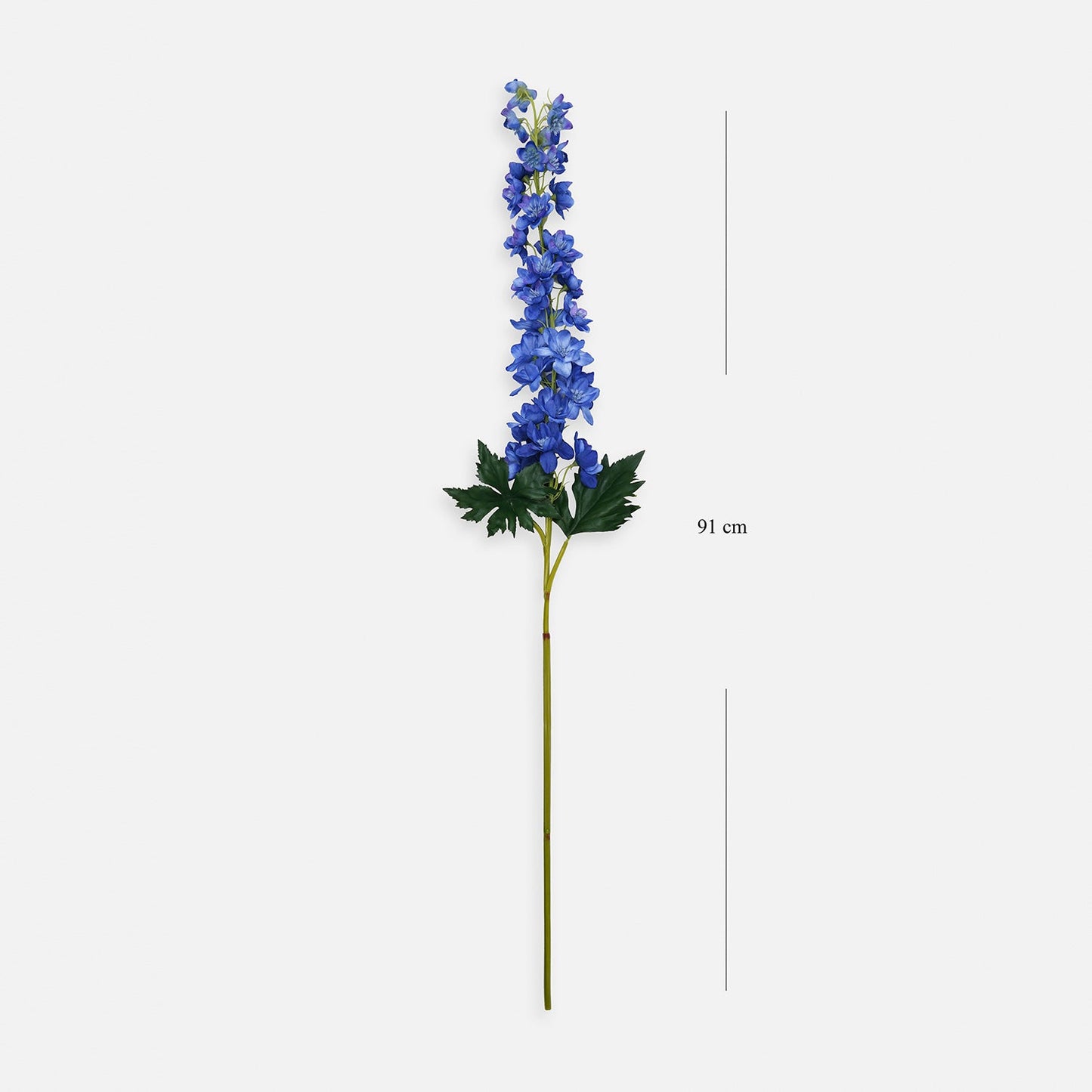 Dark Blue Artificial Delphinium Spray Flower Stem - Single