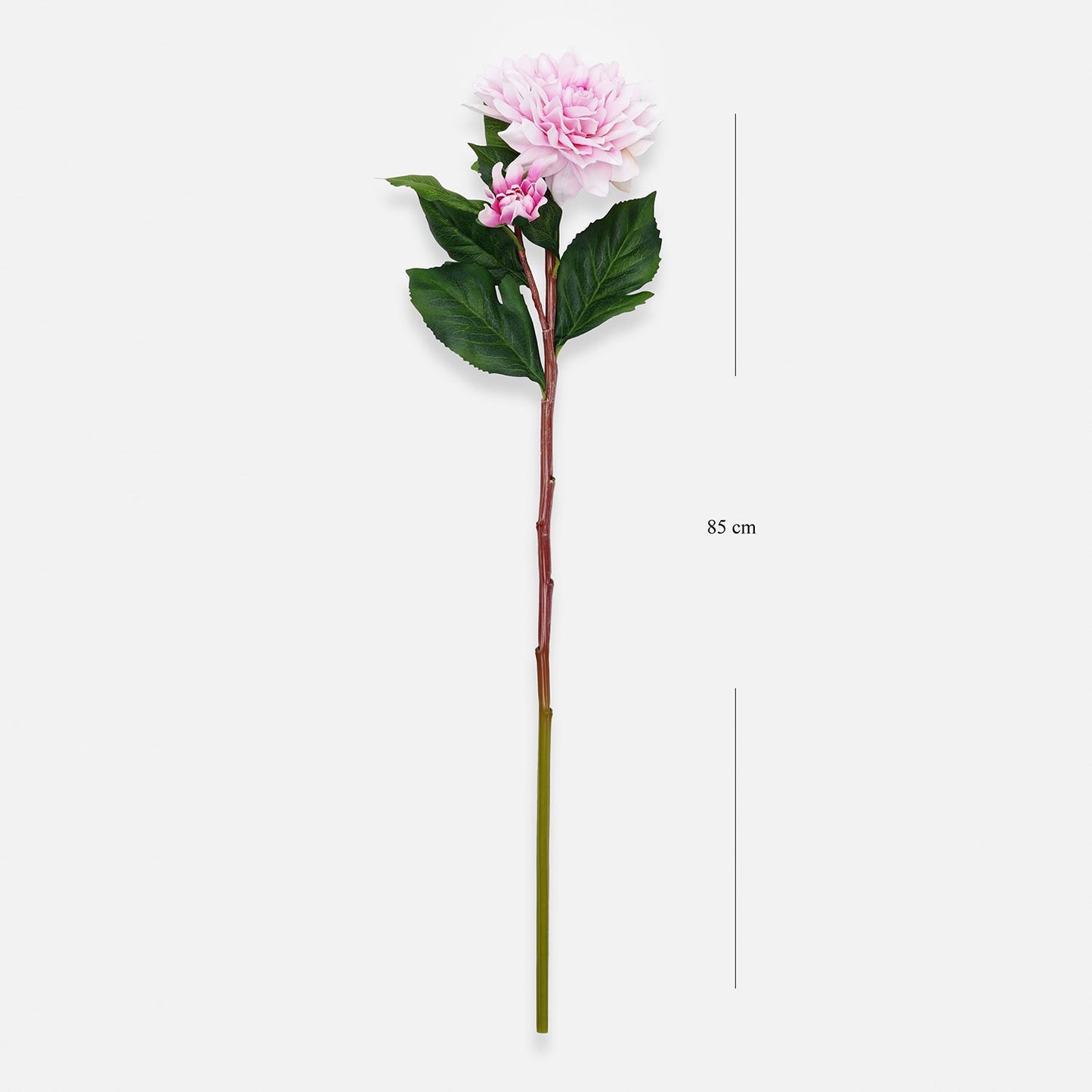 Light Pink Artificial Dahlia Flower Stem - Single