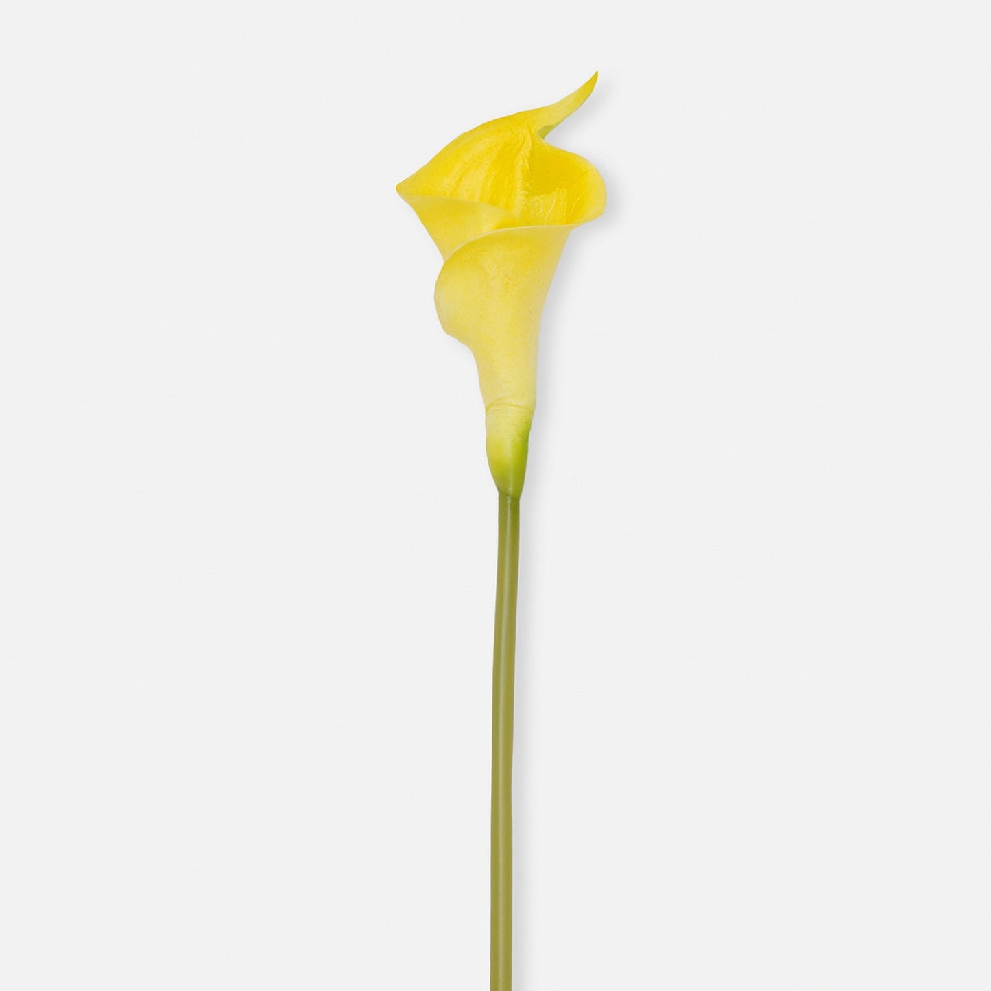 Yellow Calla Lily Artificial Flower Stem - Single
