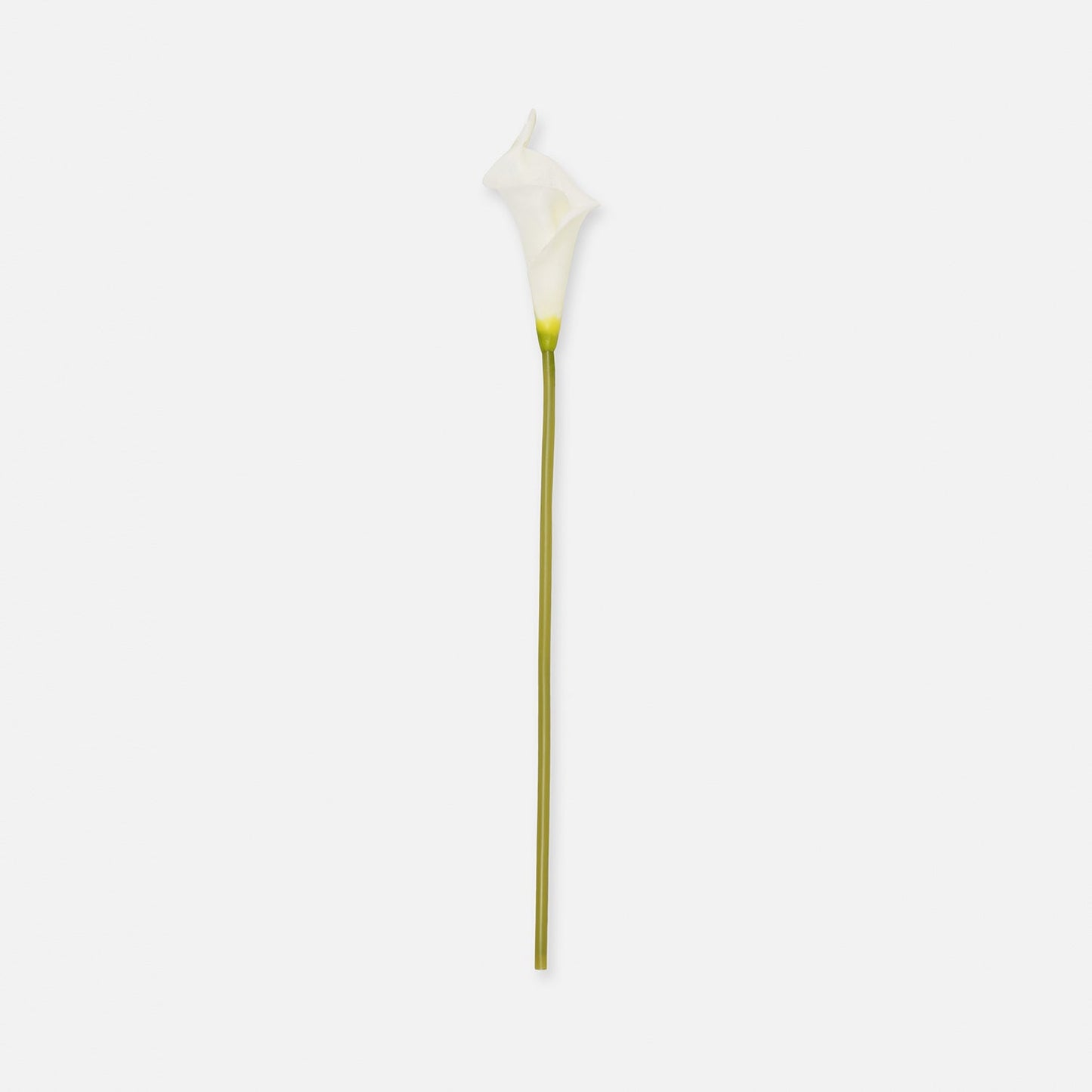 Ivory Calla Lily Artificial Flower Stem - Single
