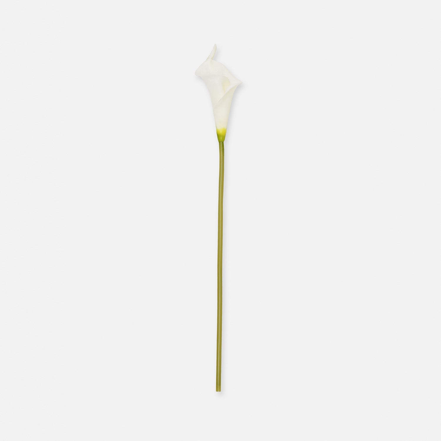 Ivory Calla Lily Artificial Flower Stem - Single