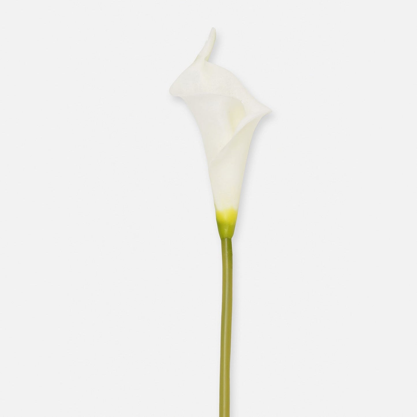 Ivory Calla Lily Artificial Flower Stem - Single