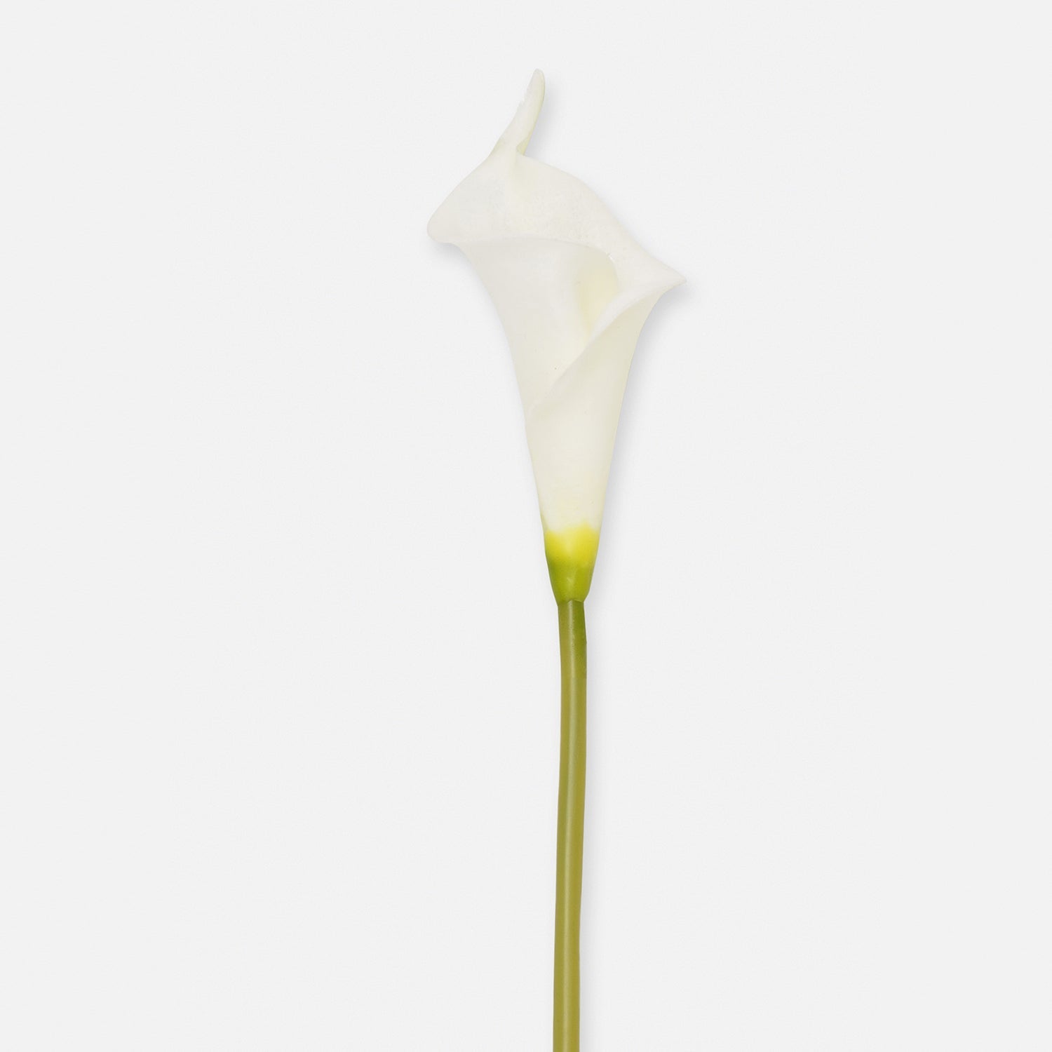 Ivory Calla Lily Artificial Flower Stem - Single