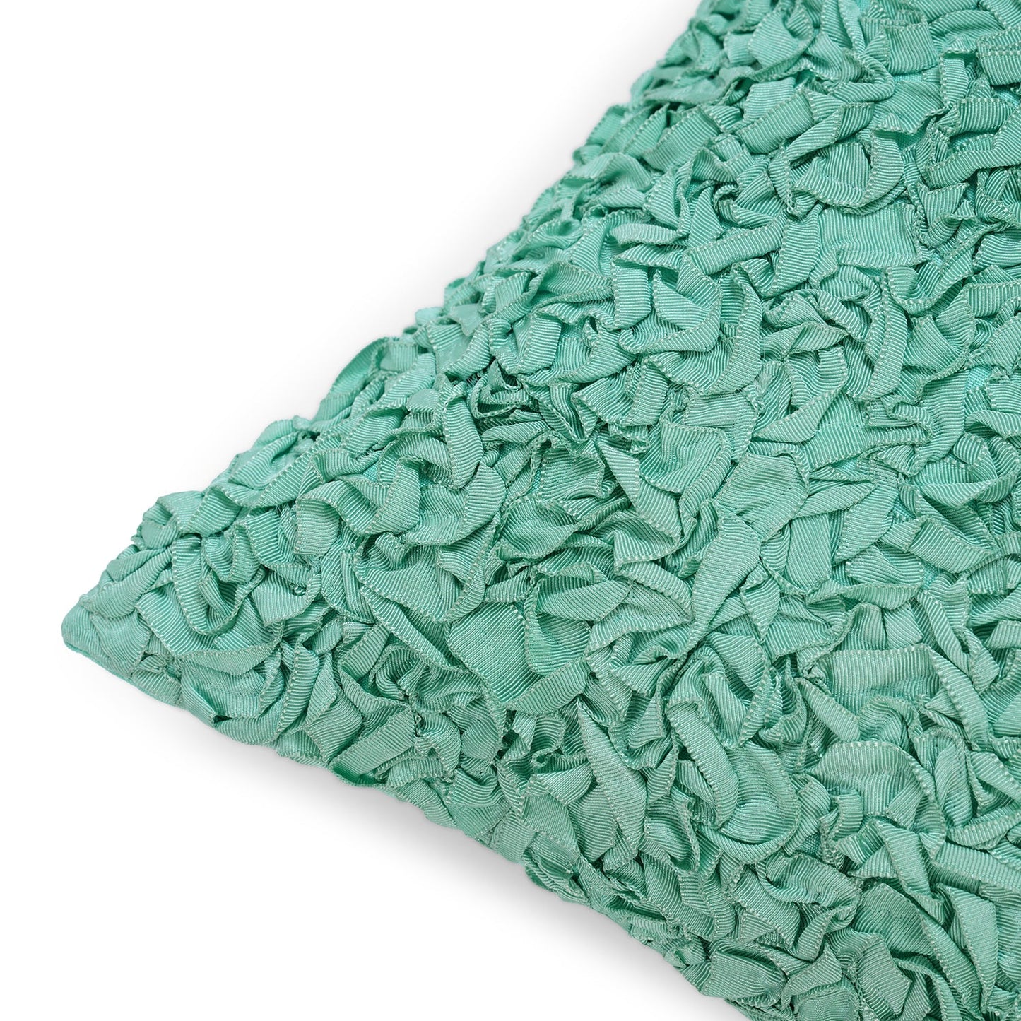 Blue Textured Rectangle Cushion Cover