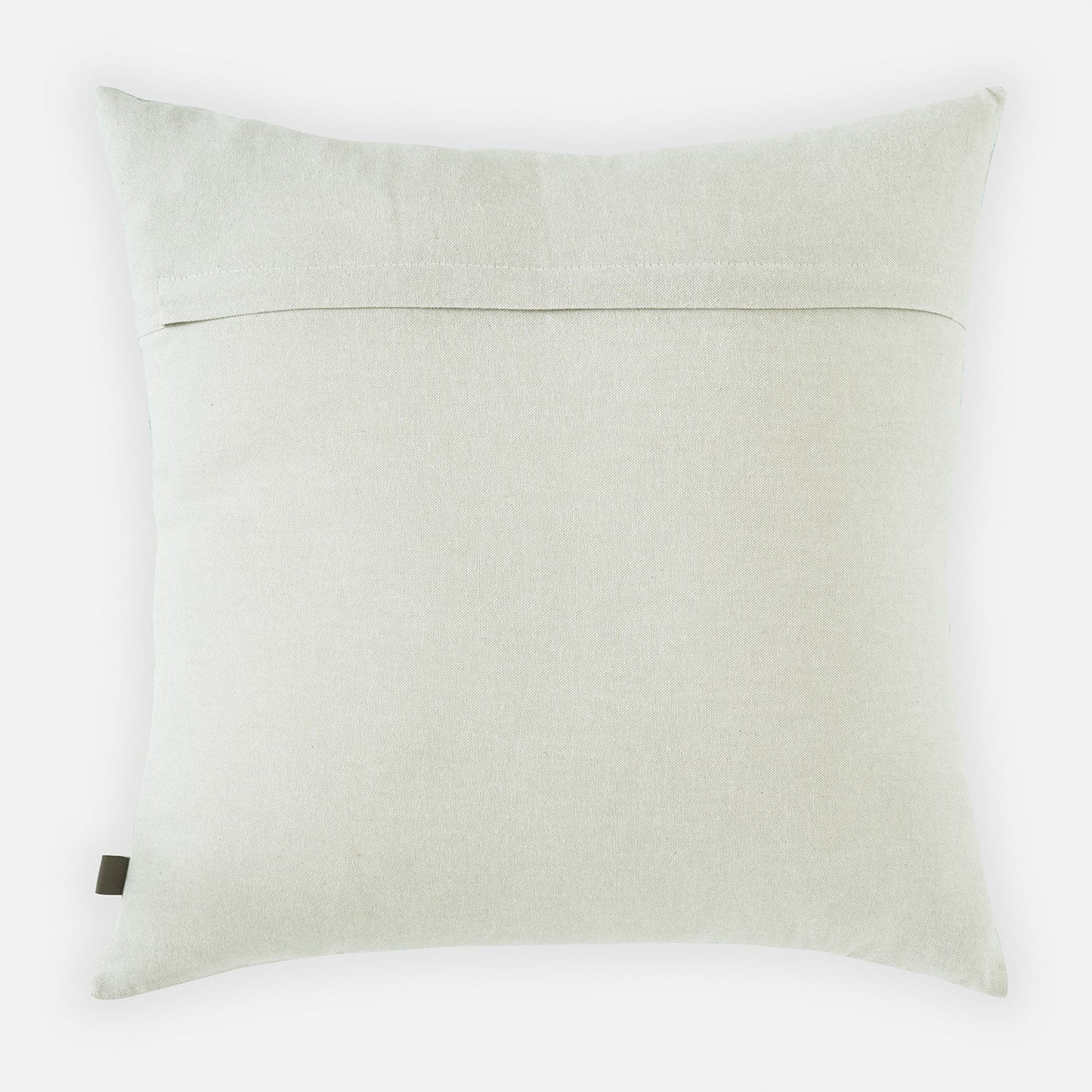 Blue Applique Work Square Cushion Cover