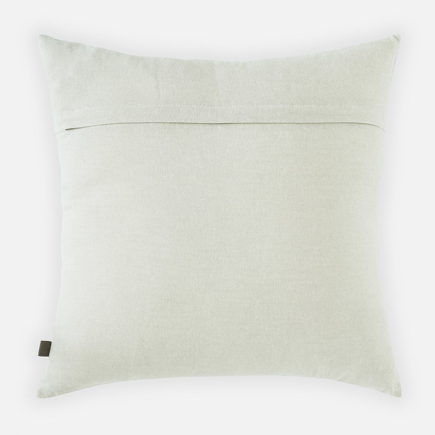 Blue Applique Work Square Cushion Cover
