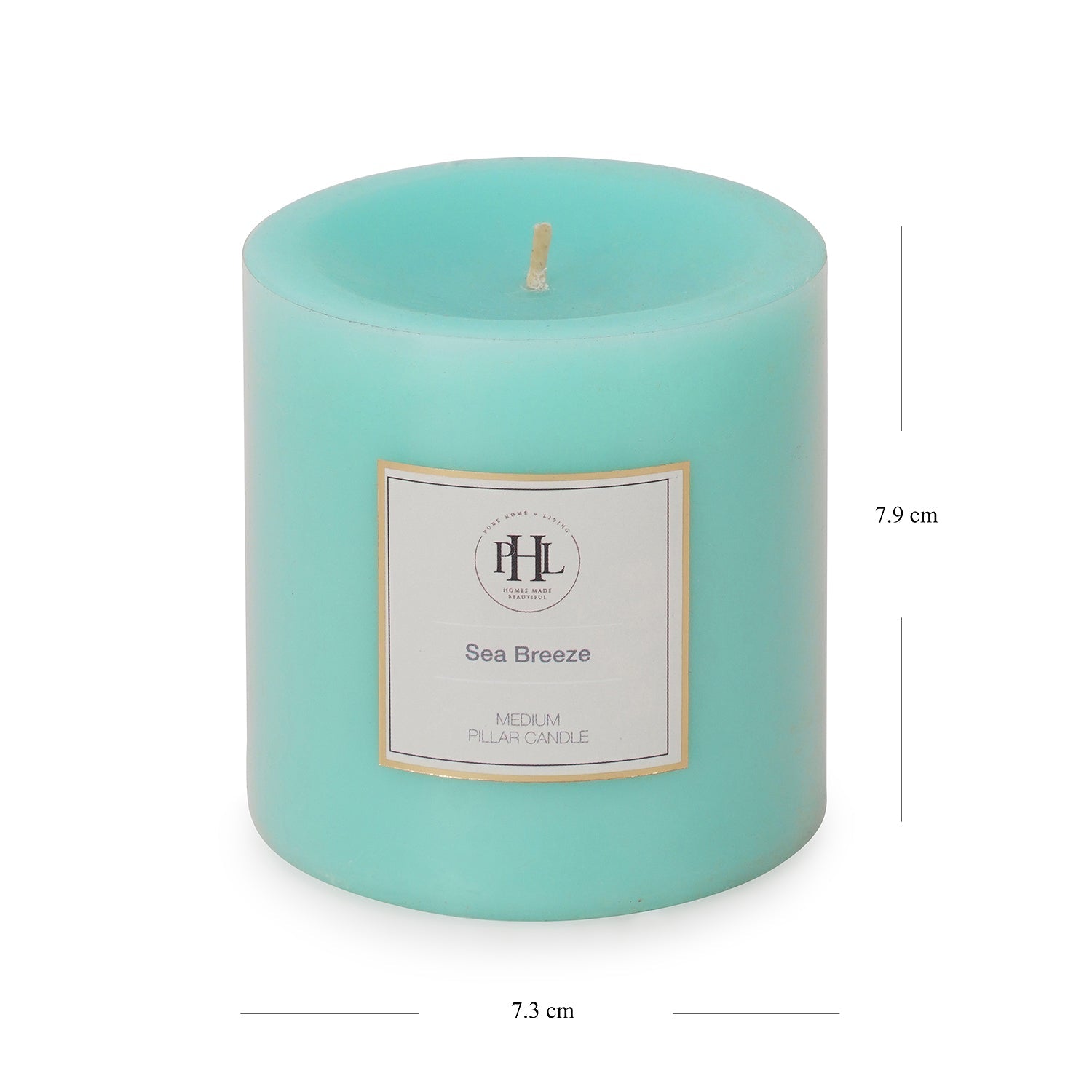 Blue Sea Breeze Pillar Candle - Medium
