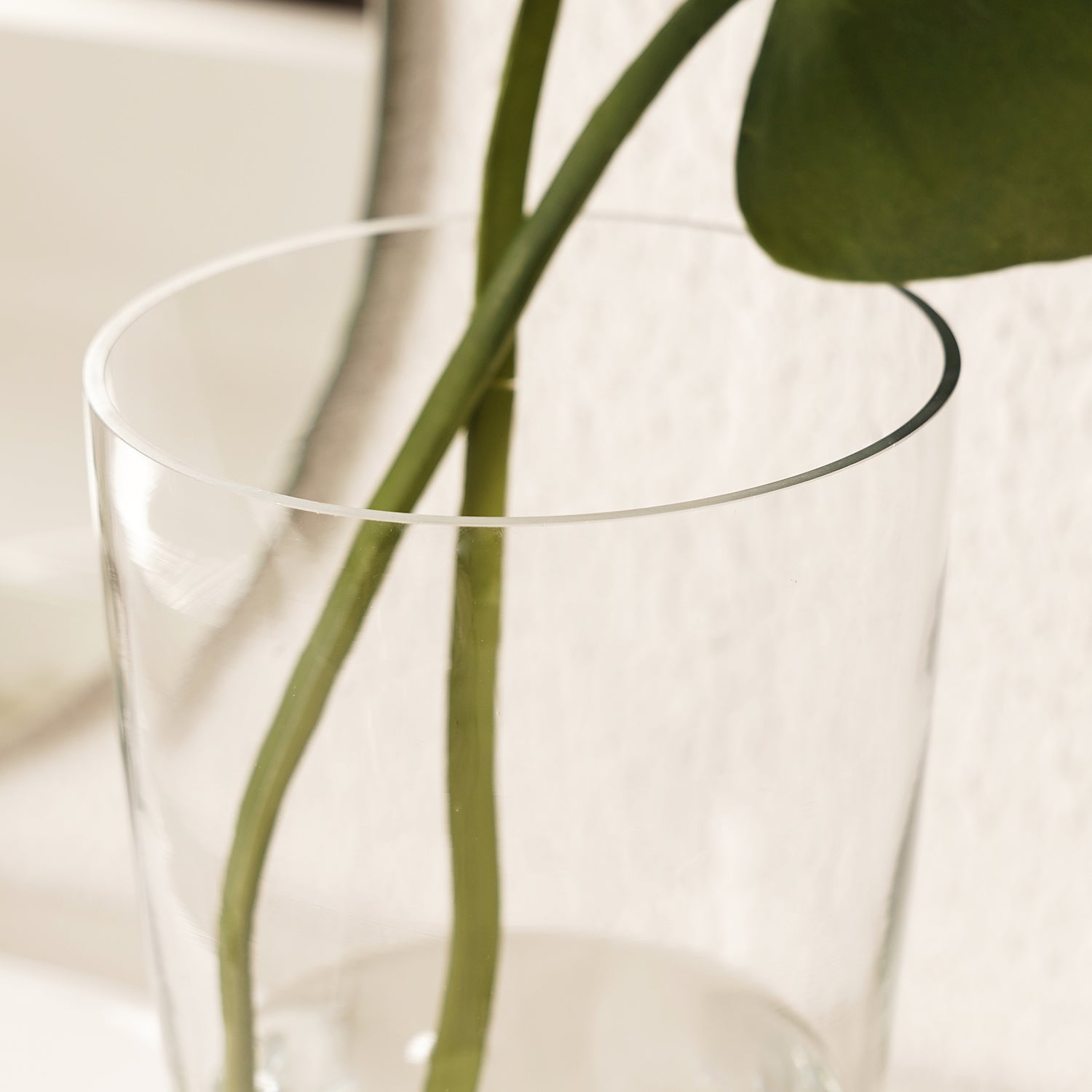 Clear Glass Vase - Small
