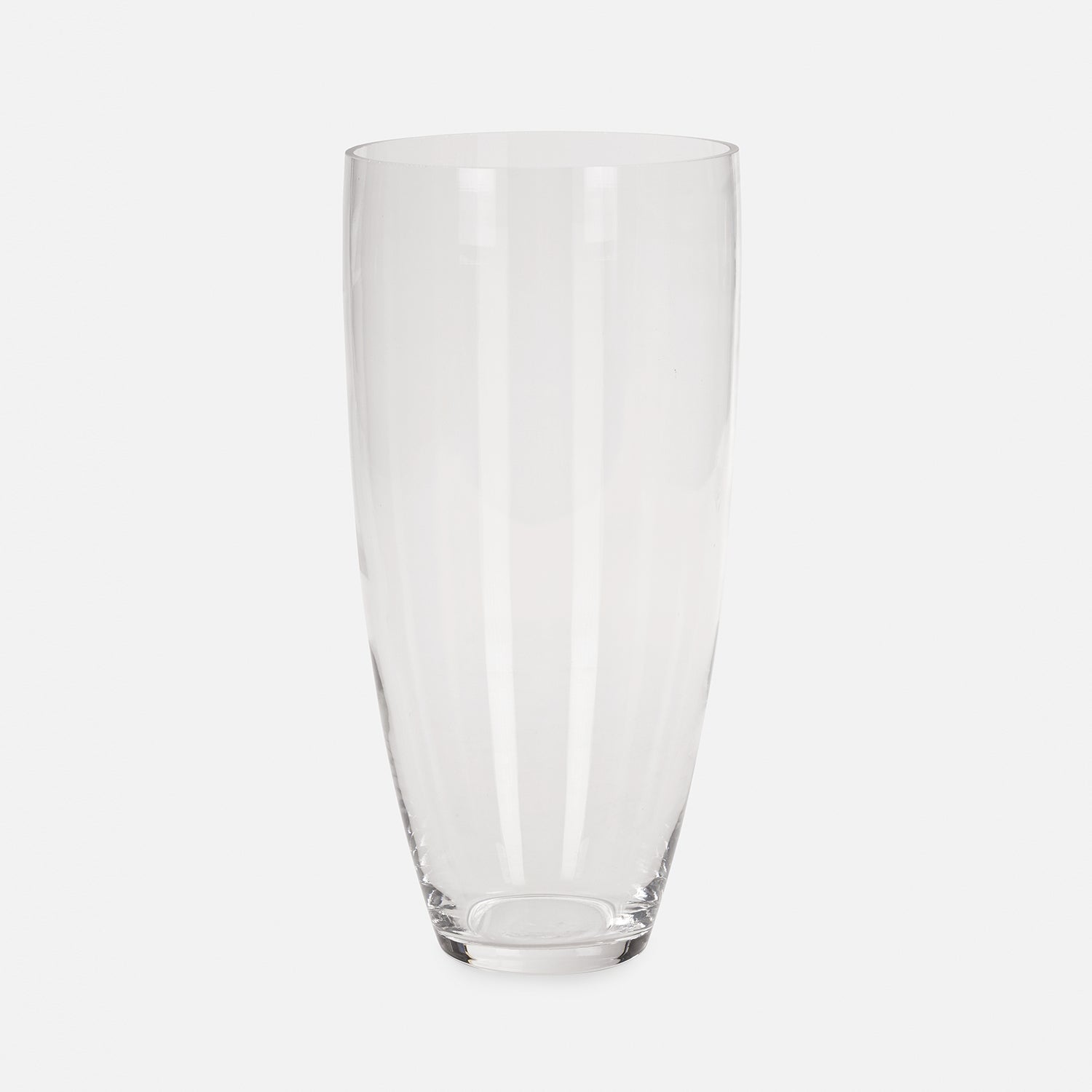 Clear Glass Vase - Large