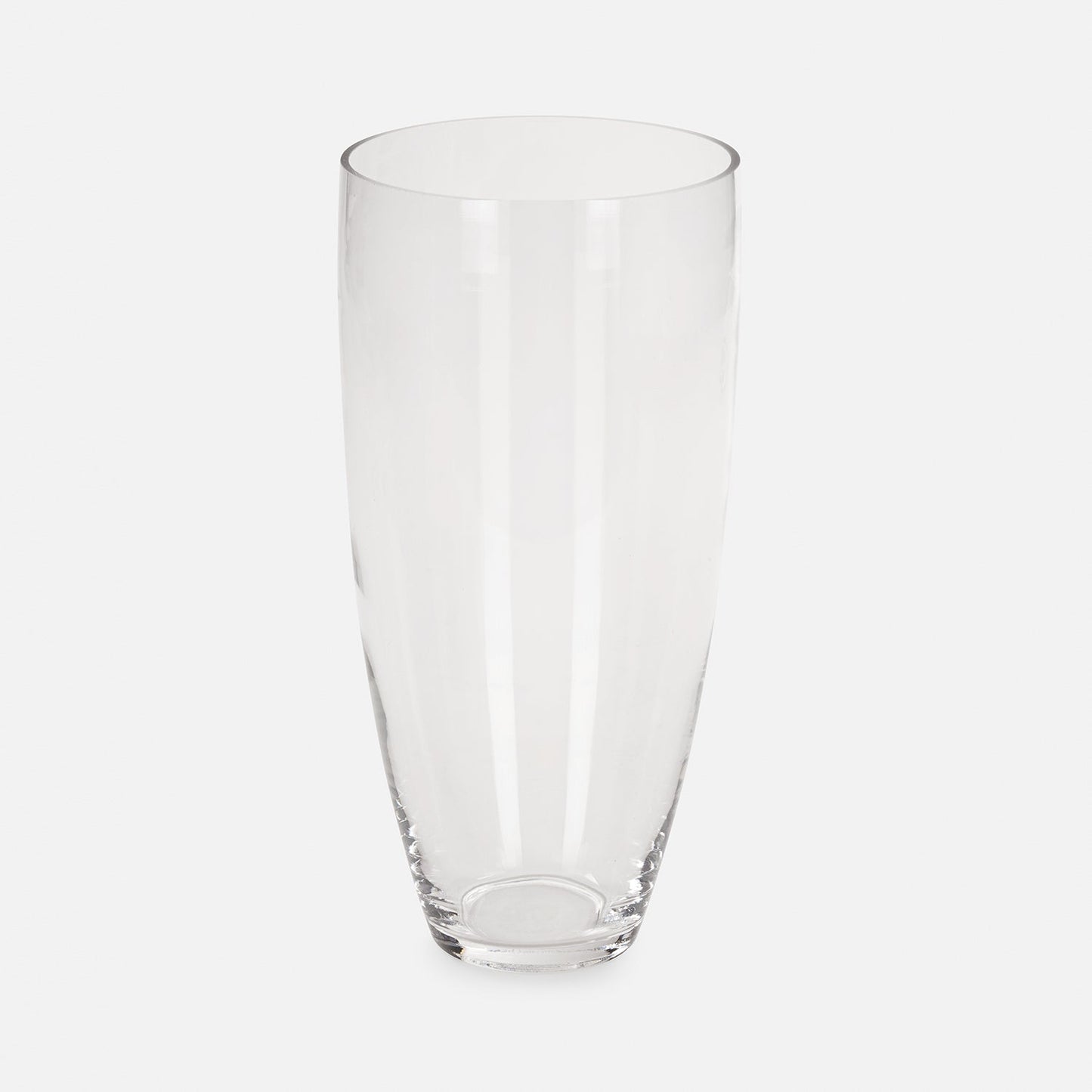 Clear Glass Vase - Large