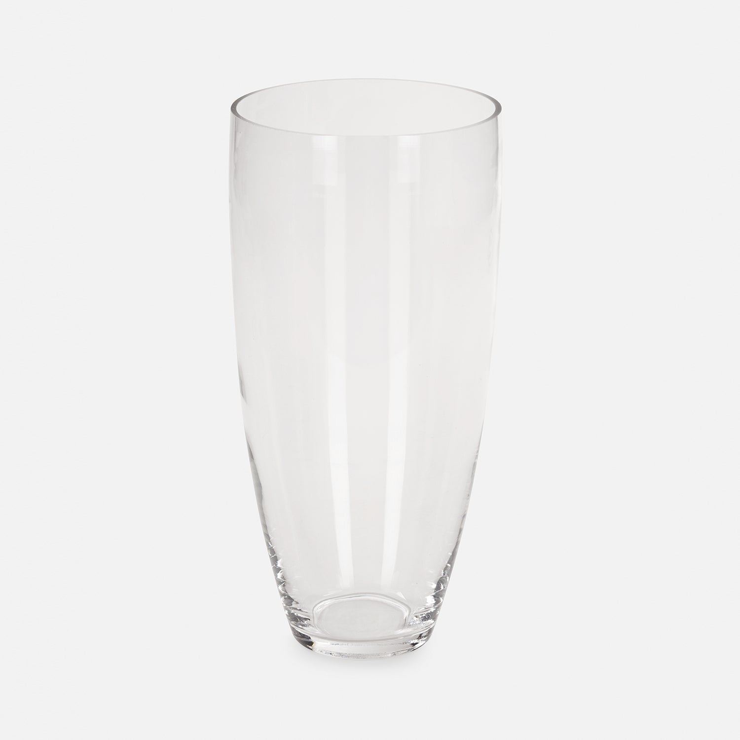 Clear Glass Vase - Large